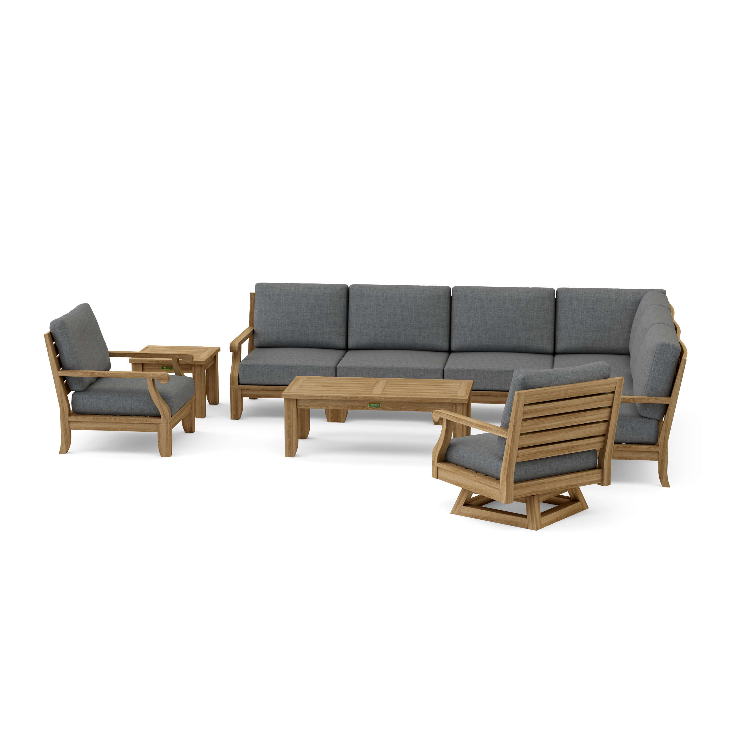 Anderson Teak RIVIERA MODULAR DEEP SEATING SET-98