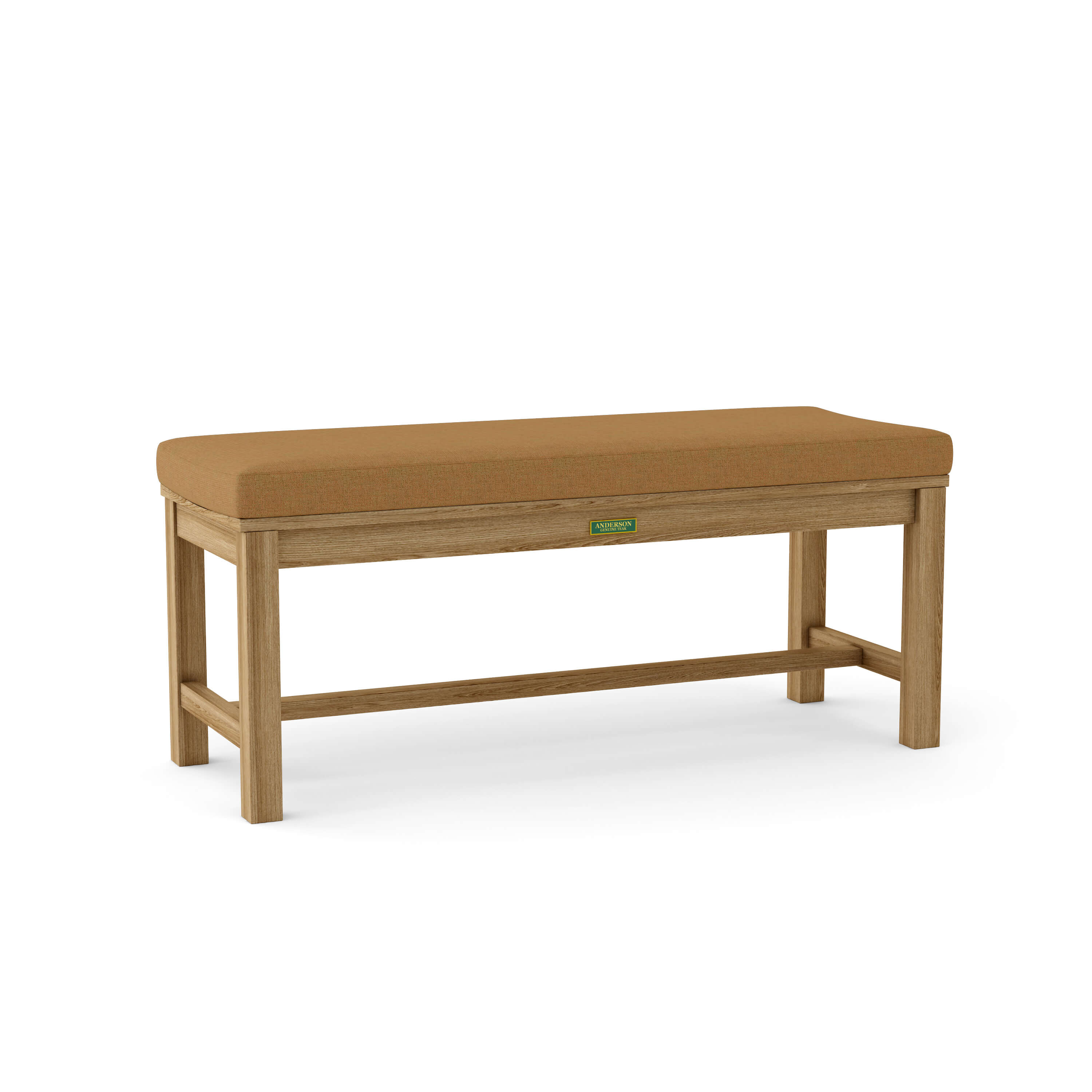 Anderson Teak – Casablanca 2-Seater Backless Bench – Curved Teak Seating