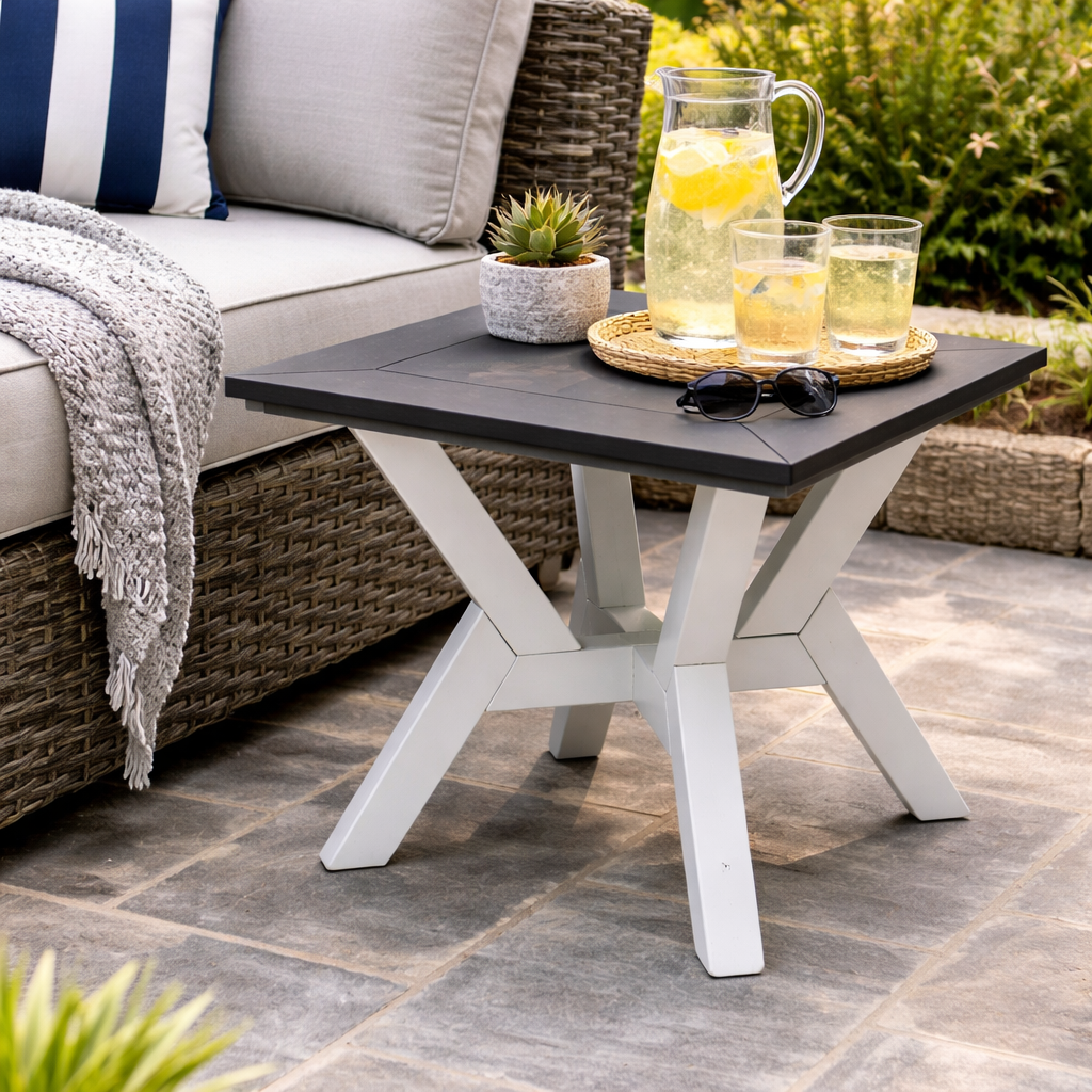 Seaside DEX Corner Table – Outdoor Patio Corner Side Table