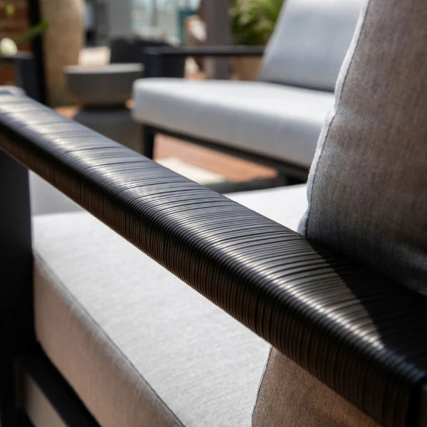 Elementi Laguna 31″ Square Aluminum Outdoor Lounge Chair