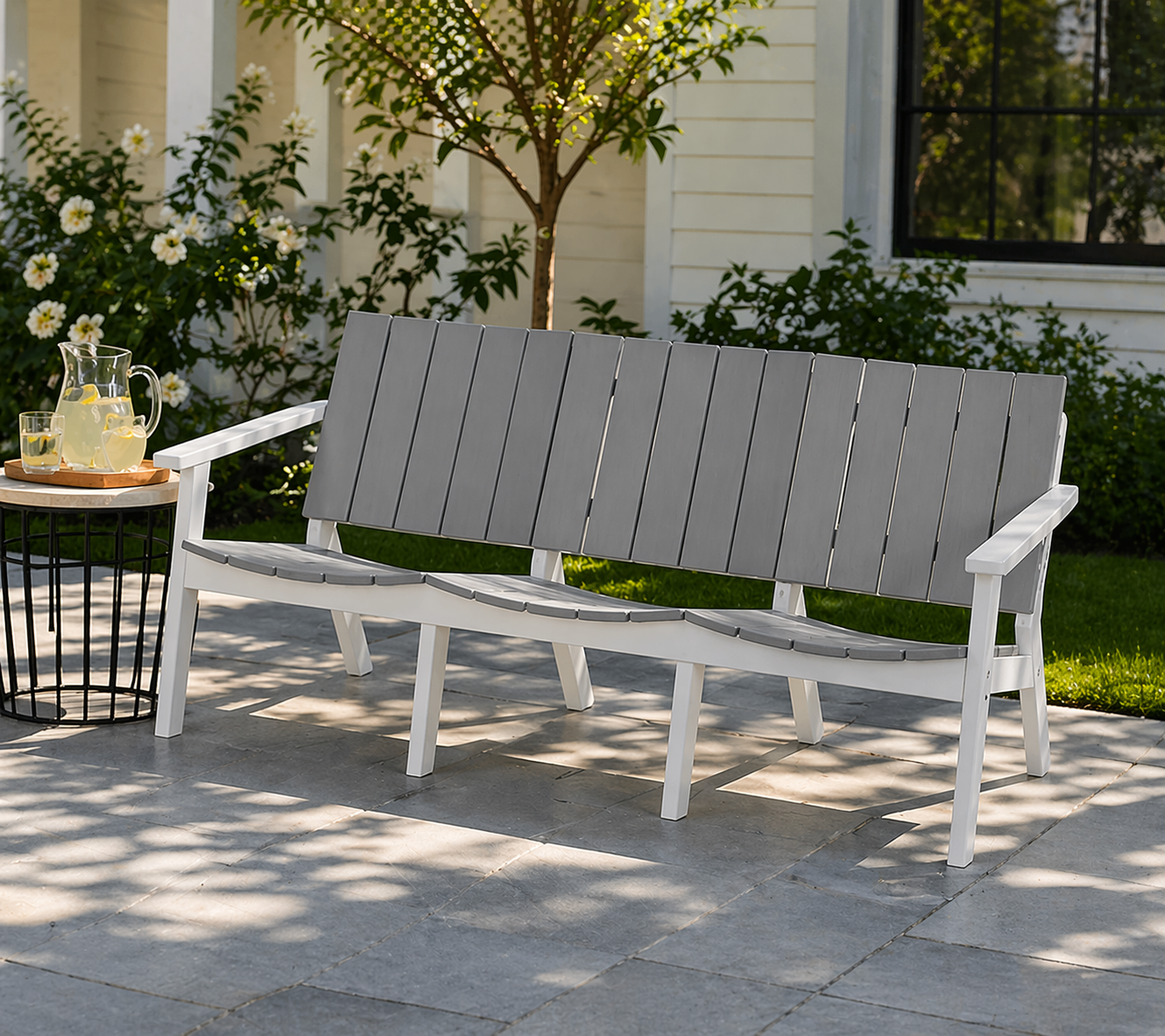 Seaside MAD 77″ Aluminum Outdoor Chat Sofa