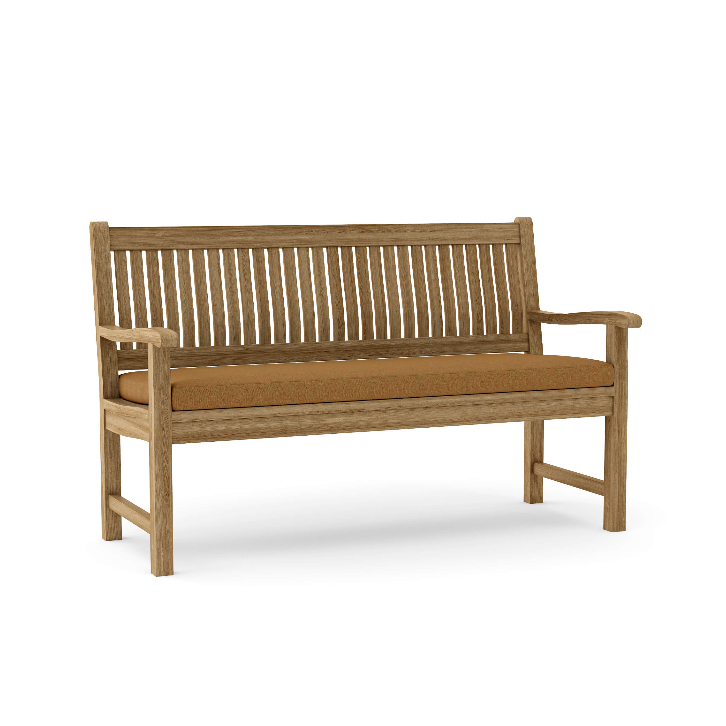 Anderson Teak Del-Amo 3-Seater Bench – Solid Teak Outdoor Garden Bench