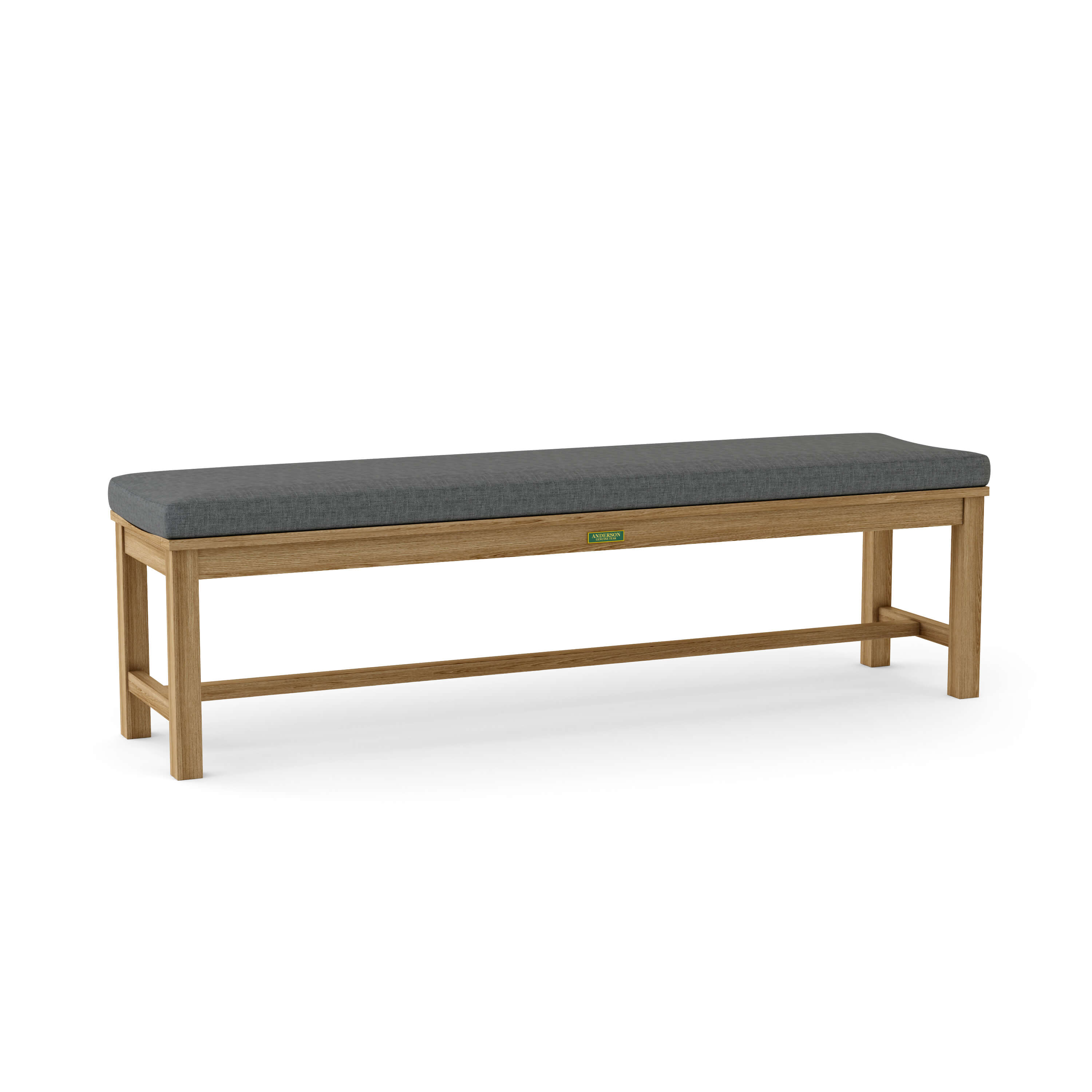 Anderson Teak – Casablanca 4-Seater Backless Bench – Curved Teak Seating