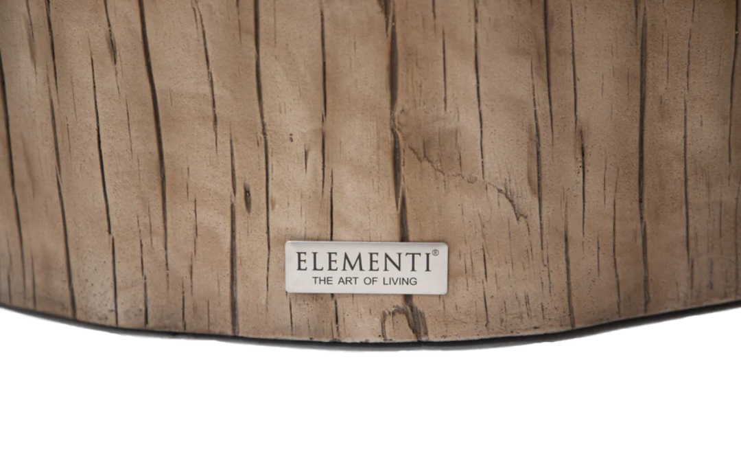 Elementi Home Daintree 27" Stump Concrete Coffee Table