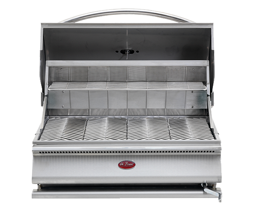 Cal Flame G Series Charcoal Grill – Stainless Outdoor BBQ with V-Grate