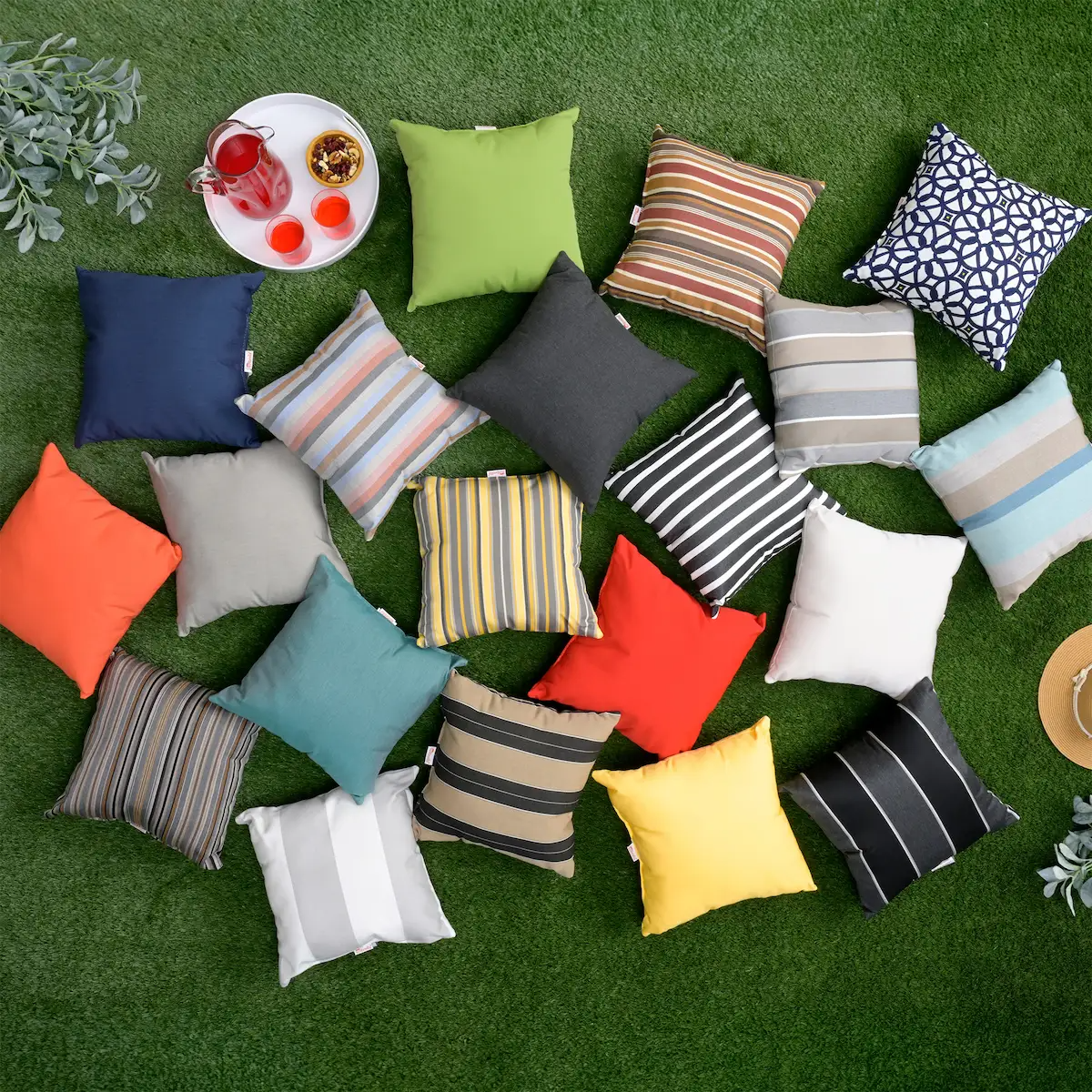 LuxCraft 15″ Toss Pillow – Sunbrella Weather-Resistant Outdoor Cushion