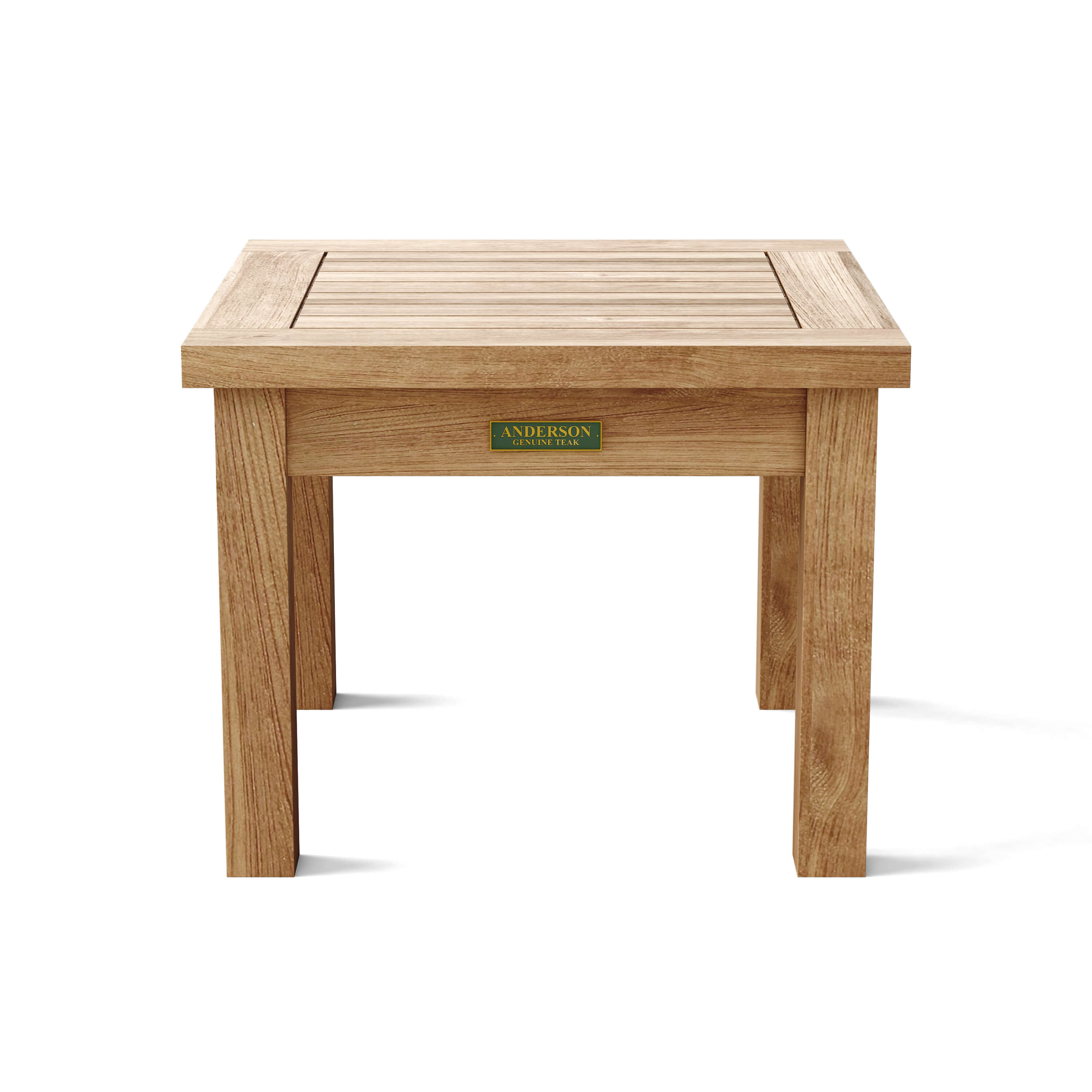 Anderson Teak Bahama 20″ Mini Side Table – Solid Teak Outdoor End Table