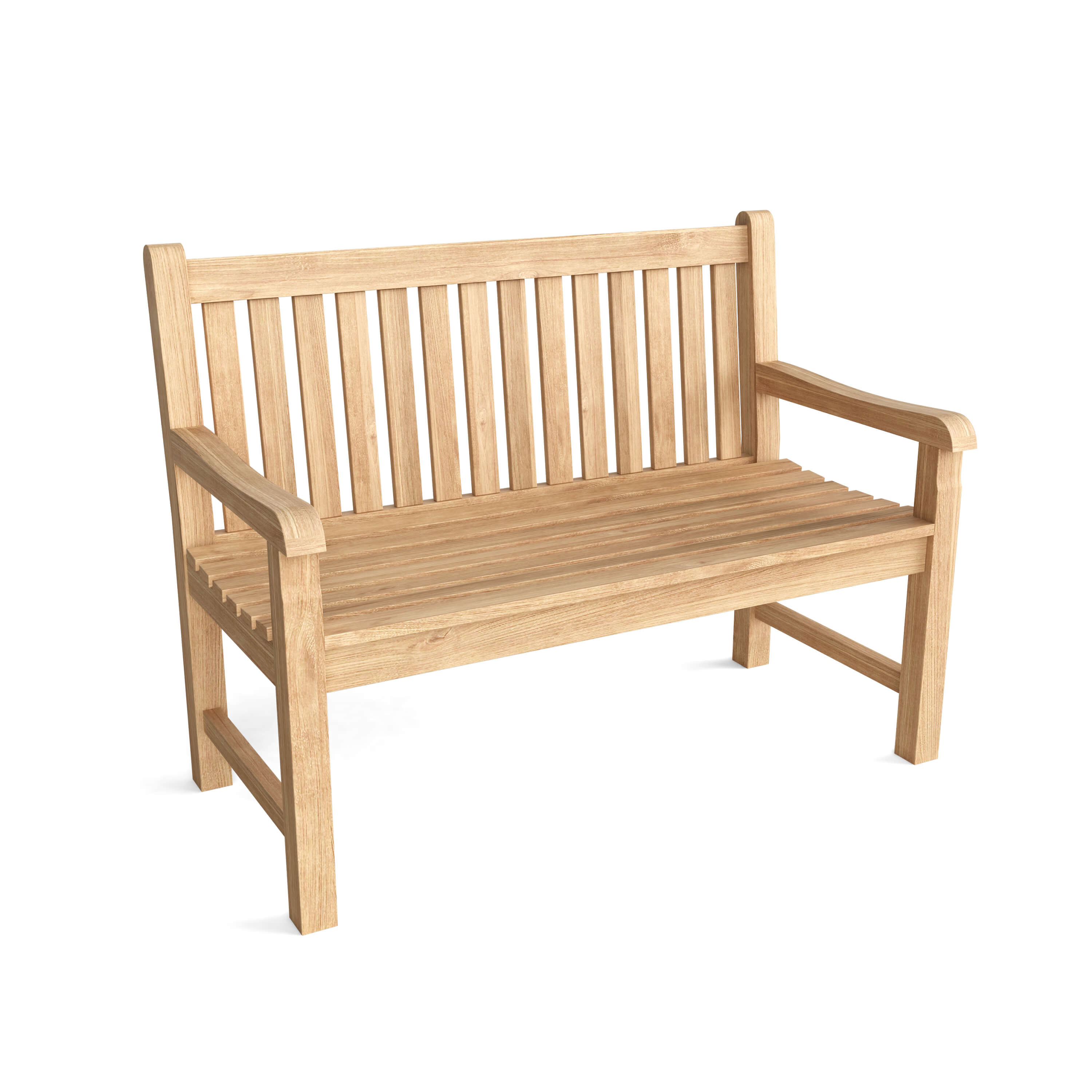 Anderson Teak Classic 2-Seater Bench – Solid Teak Outdoor Garden Bench