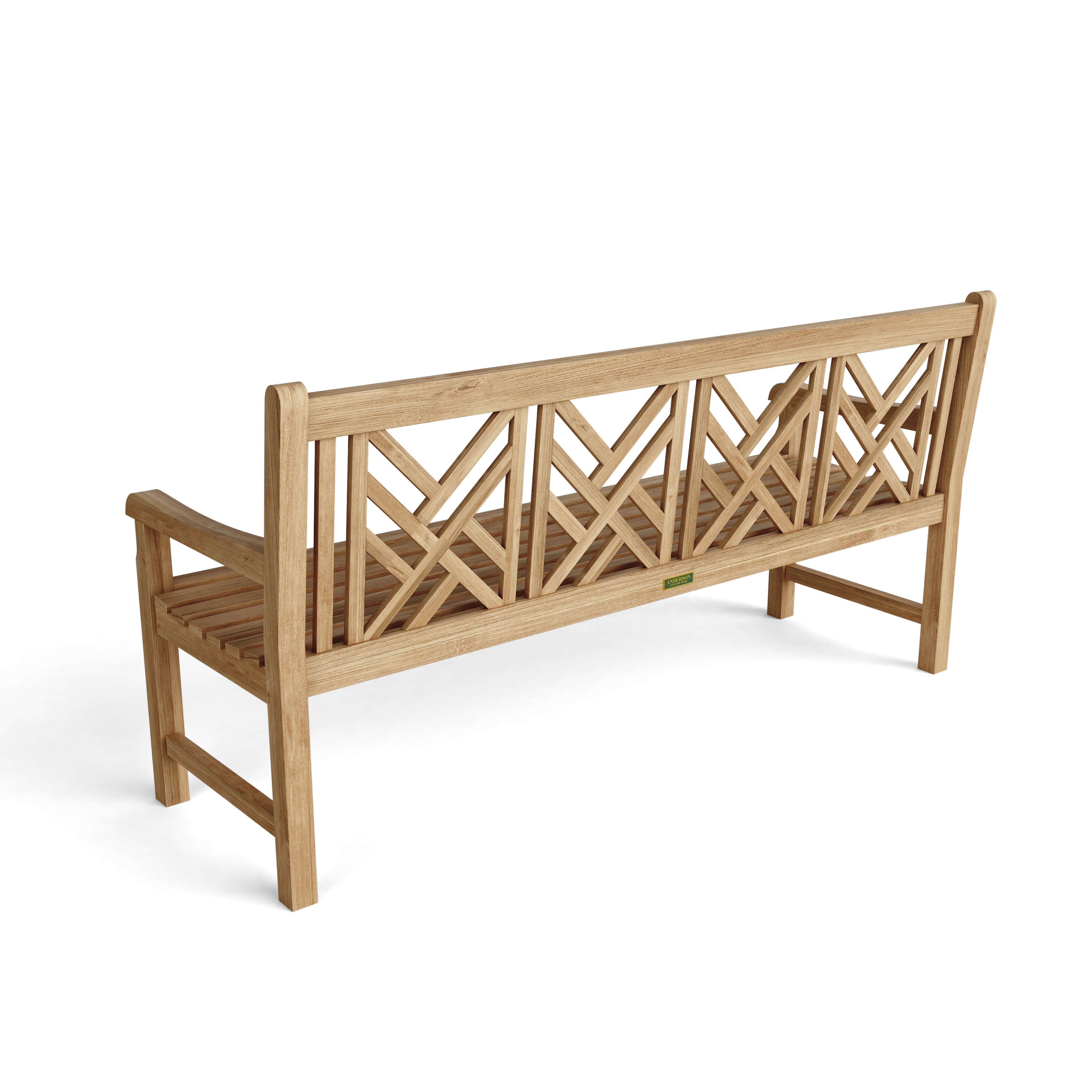 Anderson Teak Vilano 4-Seater Bench – Solid Teak Outdoor Garden Bench