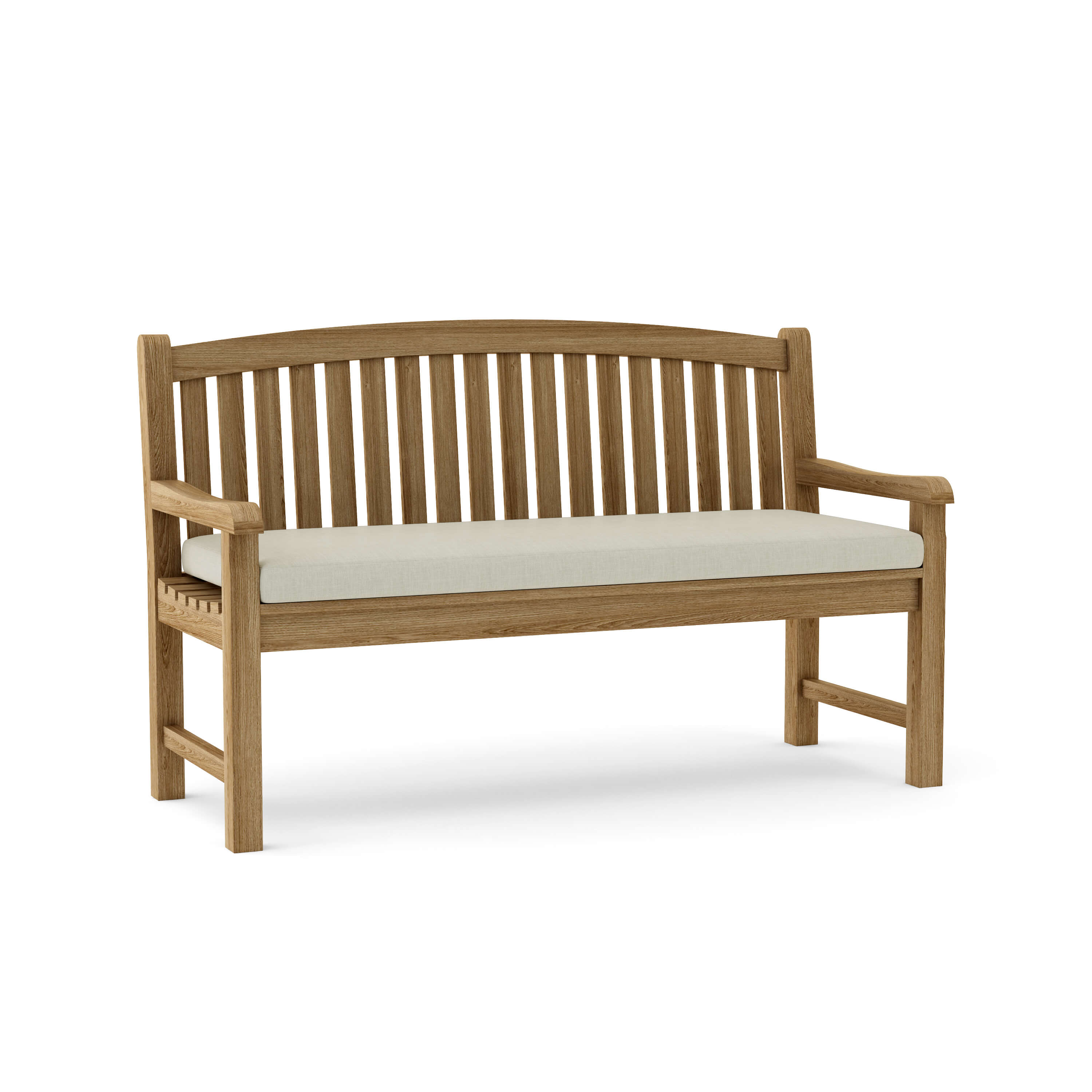 Anderson Teak Chelsea 3-Seater Bench – Solid Teak Outdoor Garden Bench