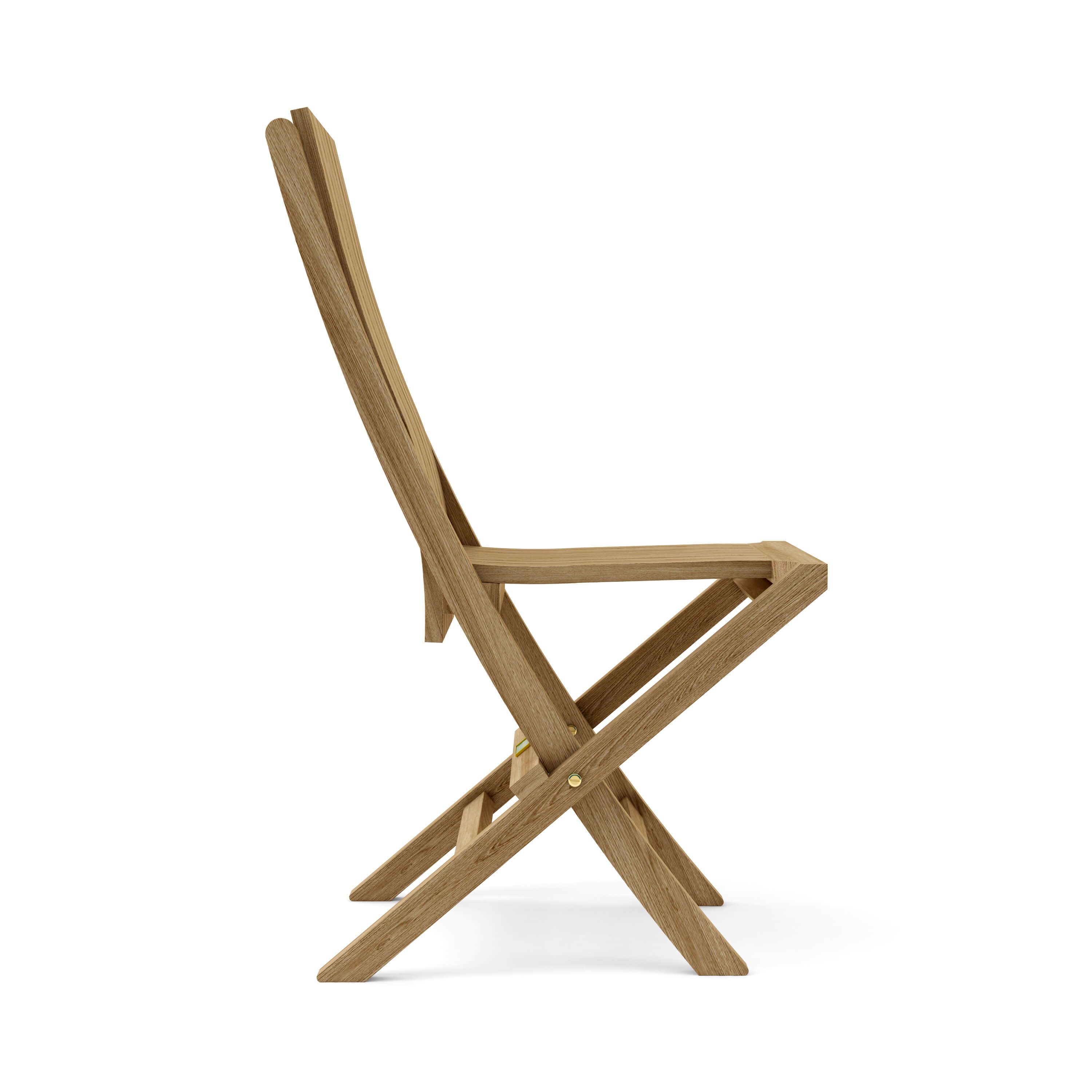 Anderson Teak Comfort Folding Chair (2-PC) – Ergonomic Teak Outdoor Seating