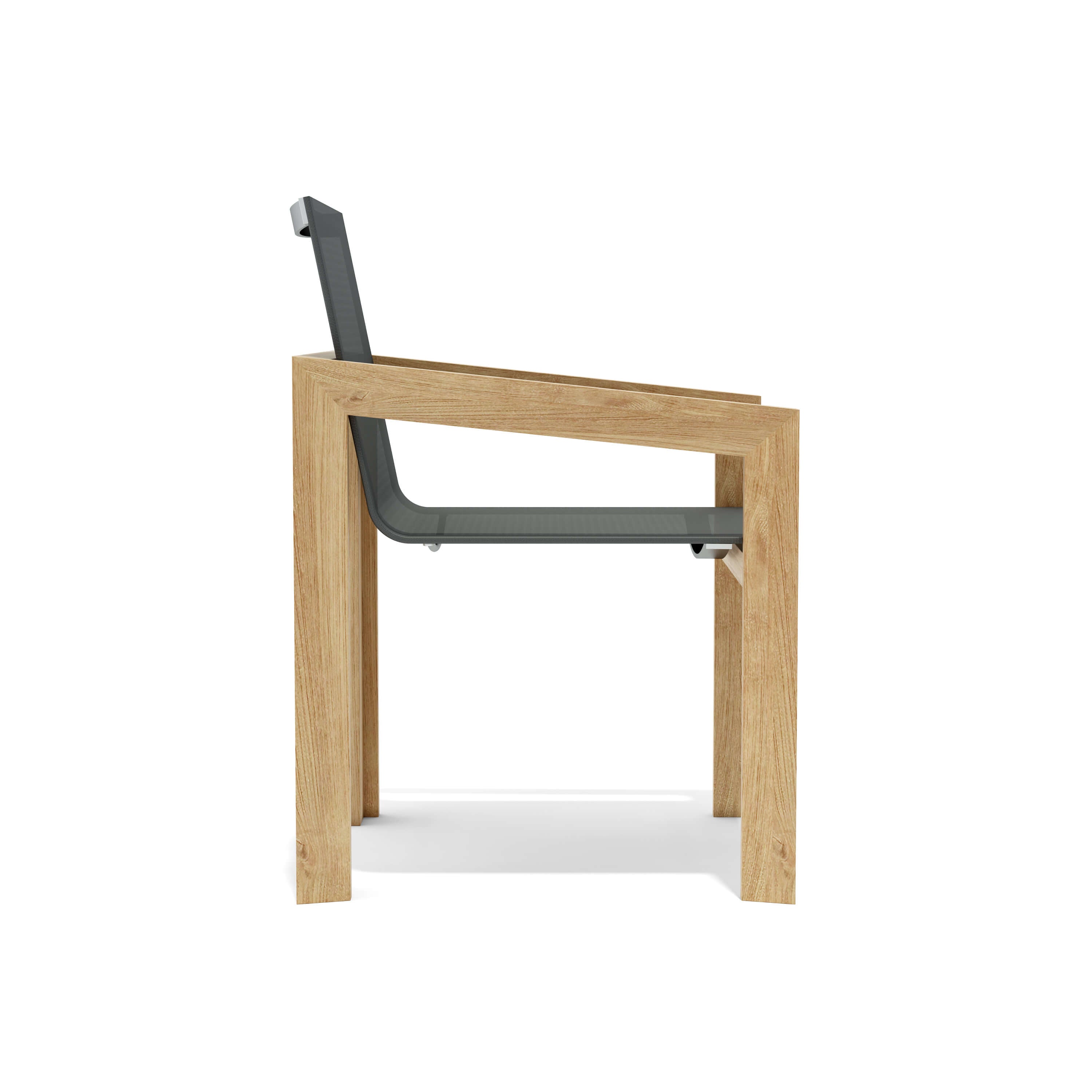 Anderson Teak Smyrna Dining Armchair – Teak & Batyline Outdoor Seating