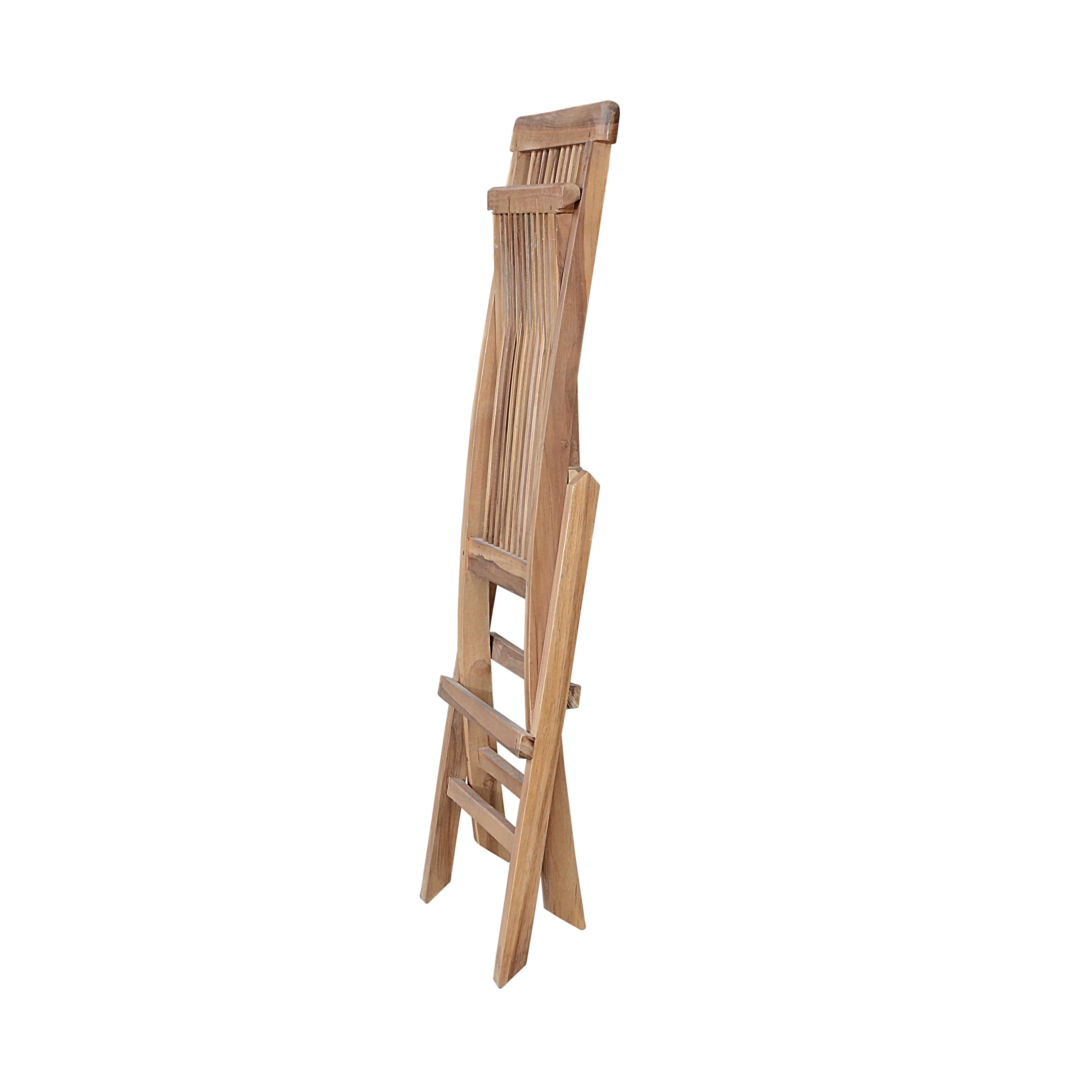 Anderson Teak Classic Folding Chair (2-PC) – Solid Teak Outdoor Seating