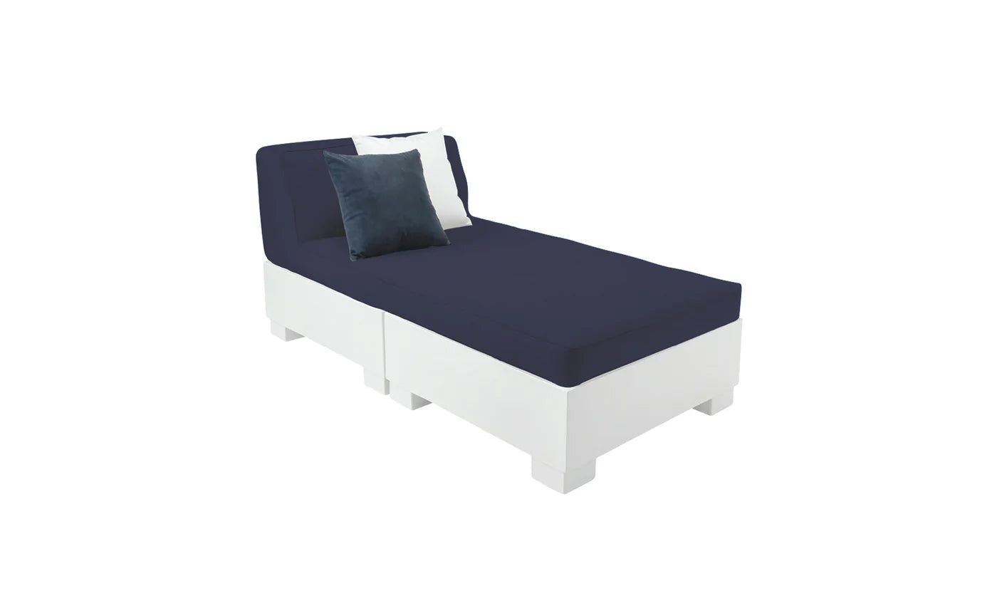 Signature Sectional 2 Piece Sun Chair Luxury In-Pool Modular Lounge Seating