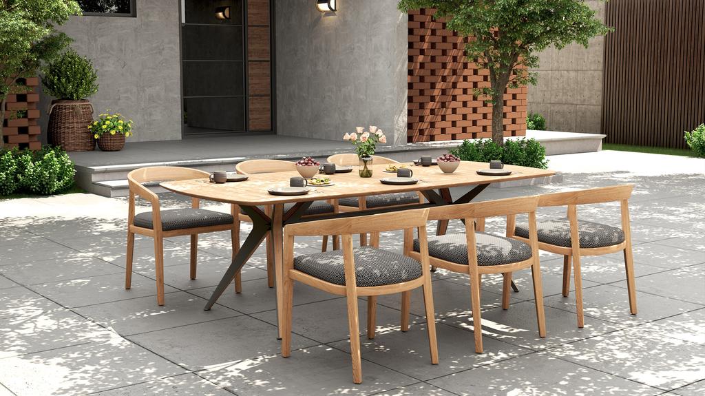 Lego Table 240 Teak Top - Ambiance Image~~