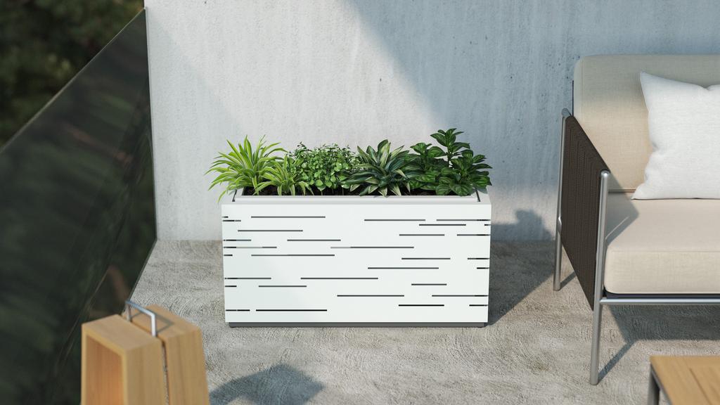 Litchi Medium Long Planter - Ambiance Image~~