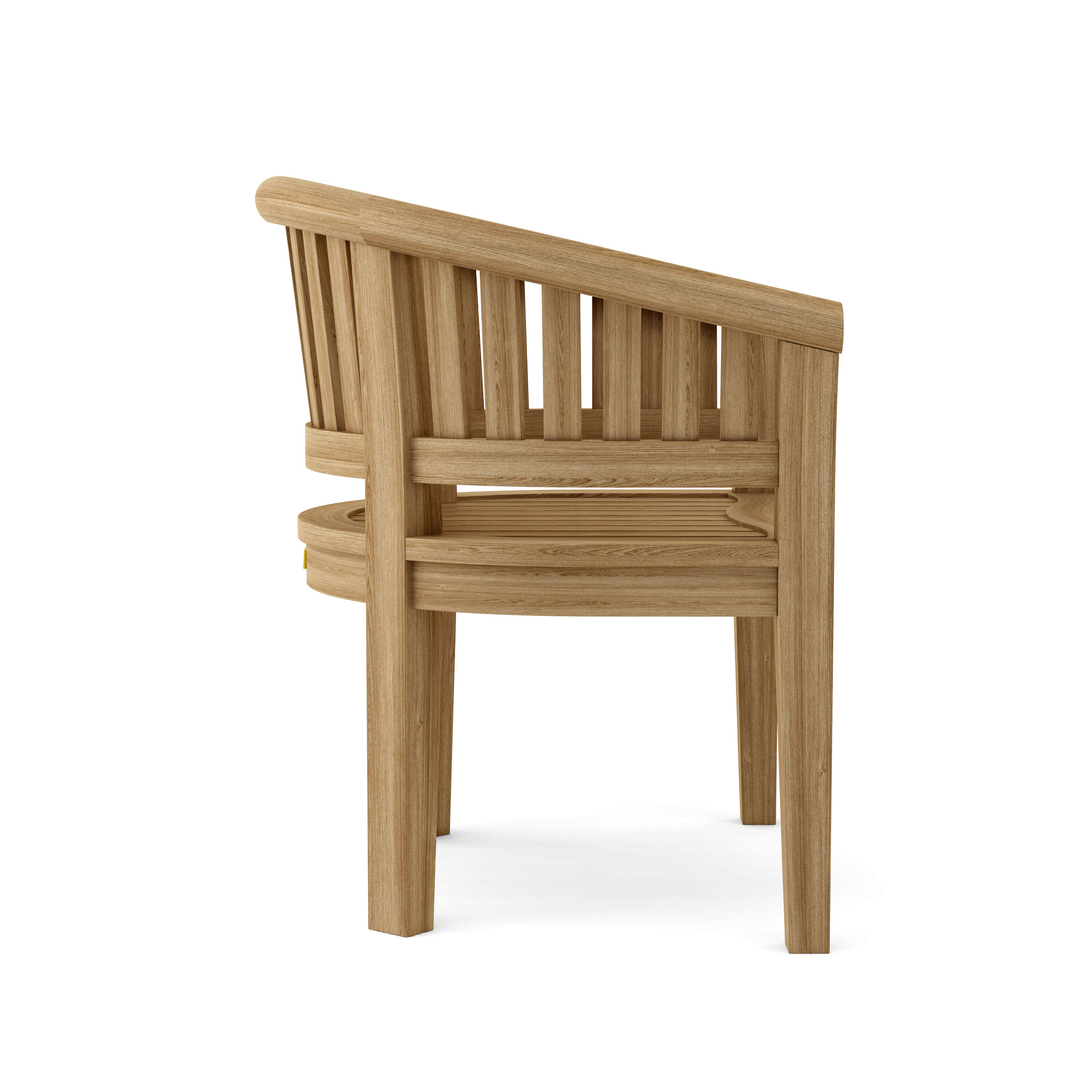 Anderson Teak Curve Dining Armchair Extra Thick – Heavy Duty Teak Outdoor Seating