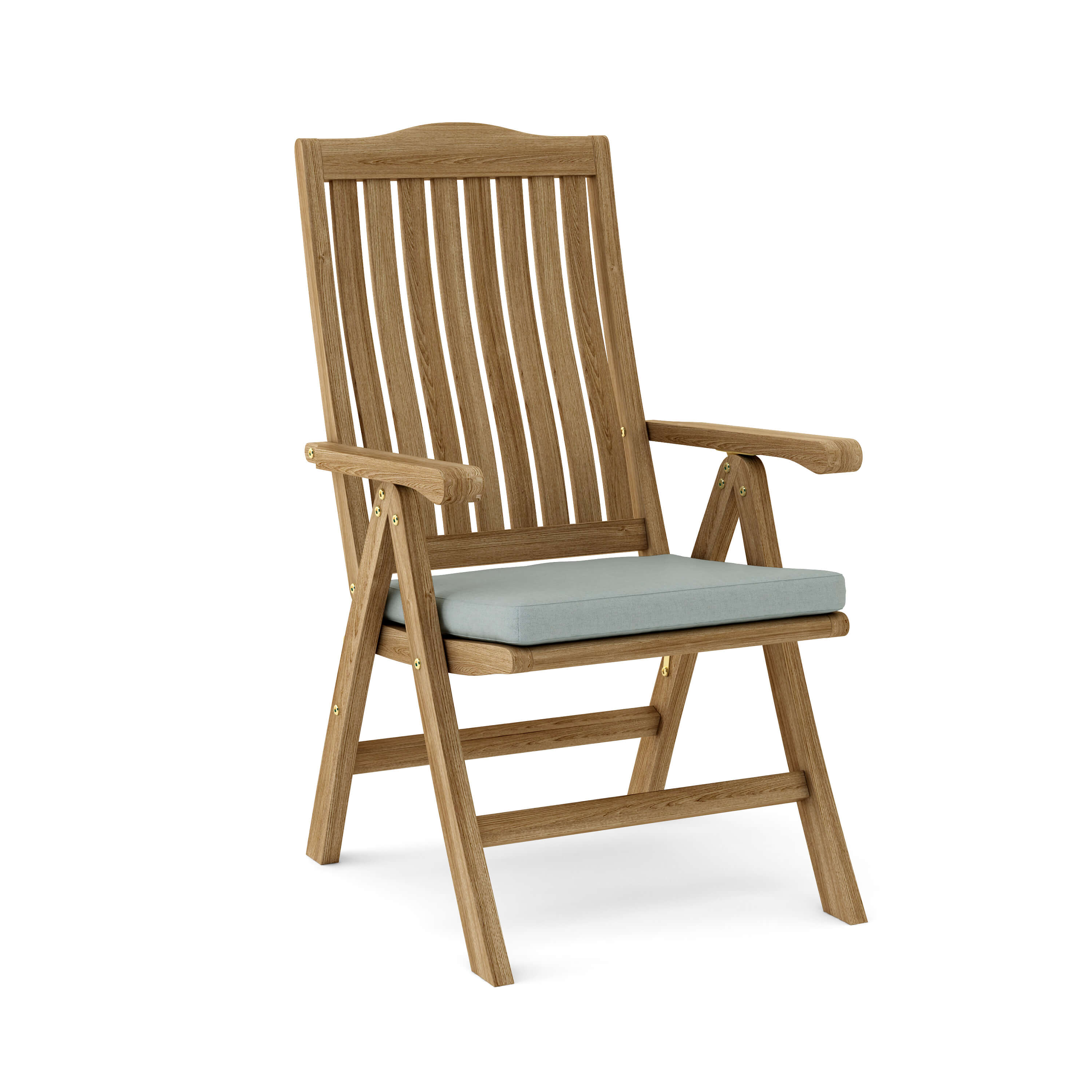 Anderson Teak Katana 5-Position Reclining Armchair – Folding Teak Outdoor Seating