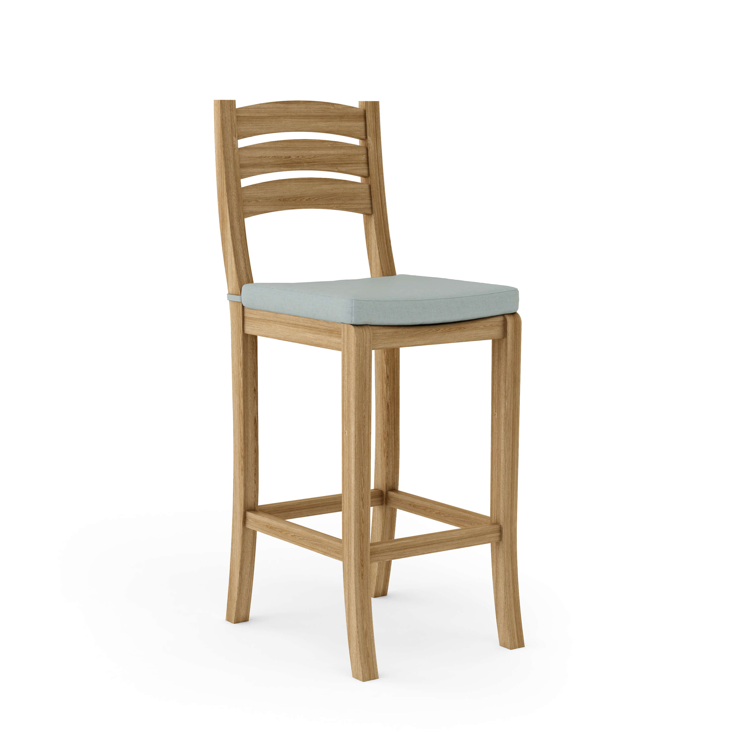 Anderson Teak Mandalay Bar Chair – Teak Outdoor Bar Height Seating