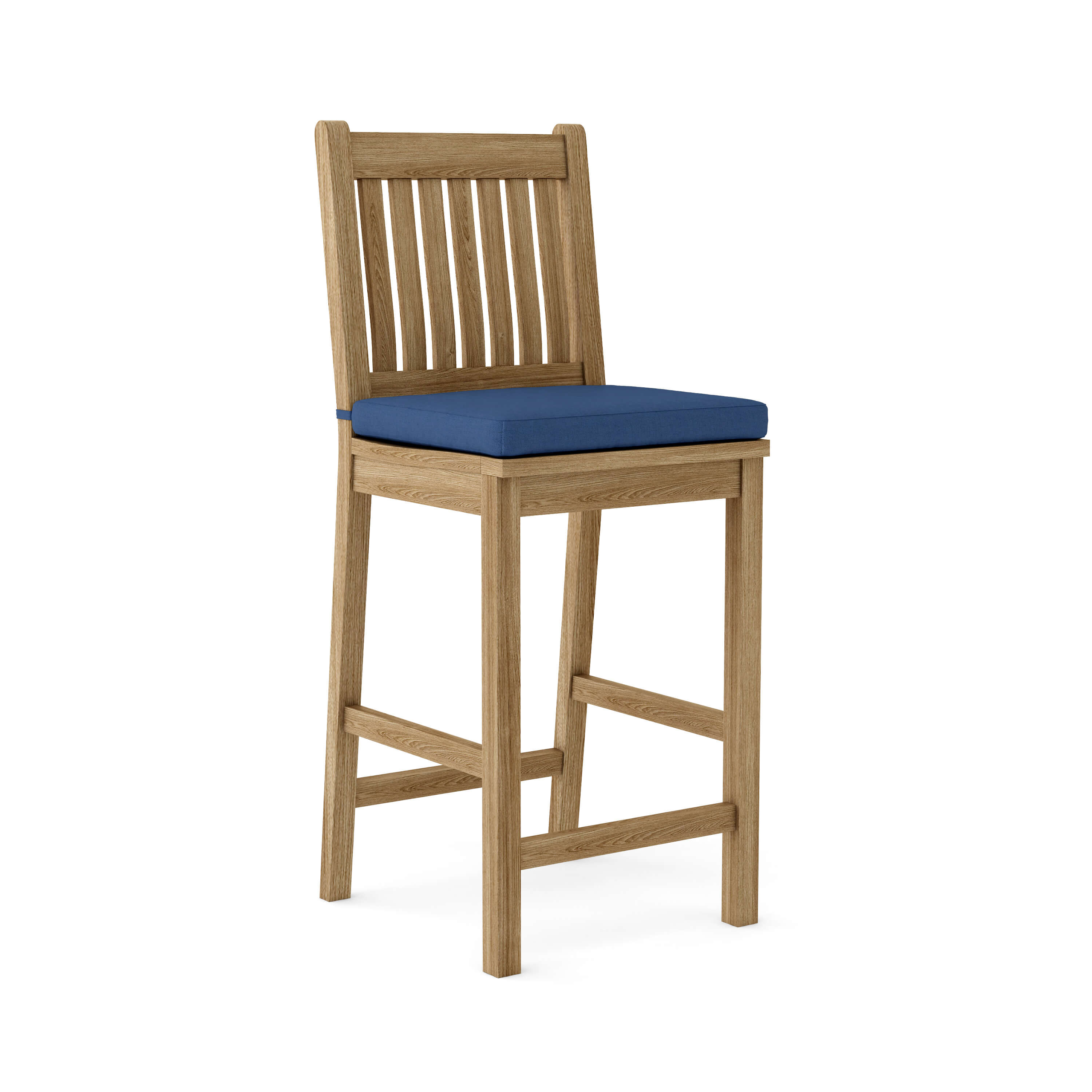 Anderson Teak Avalon Bar Chair – Teak Outdoor Bar Height Seating
