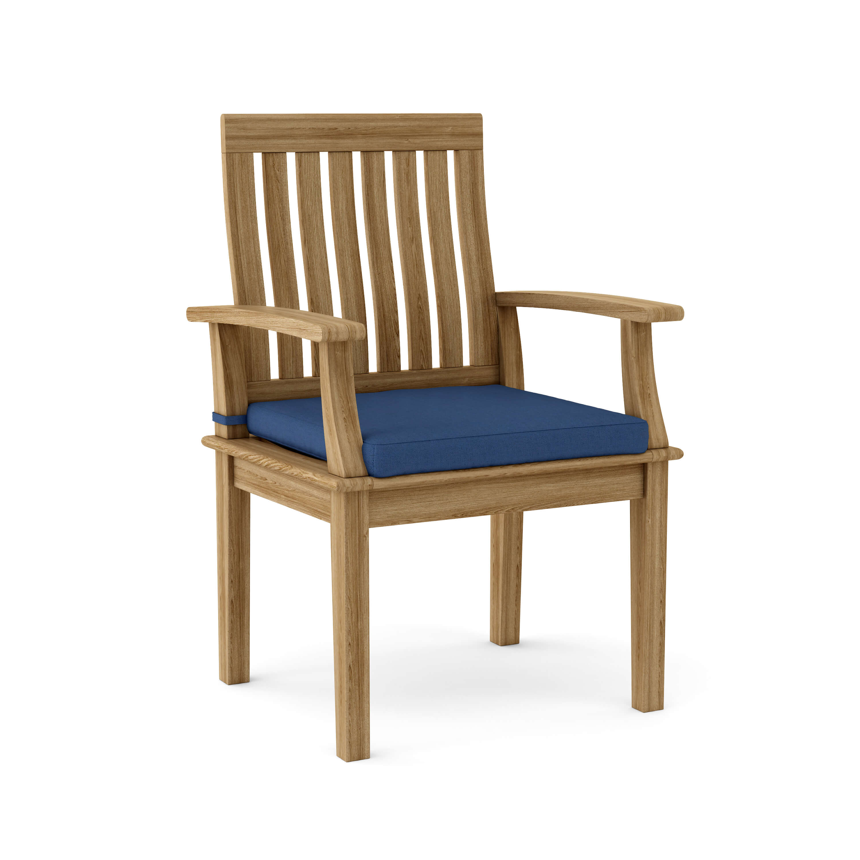 Anderson Teak Brianna Dining Armchair – Solid Teak Outdoor Dining Seating