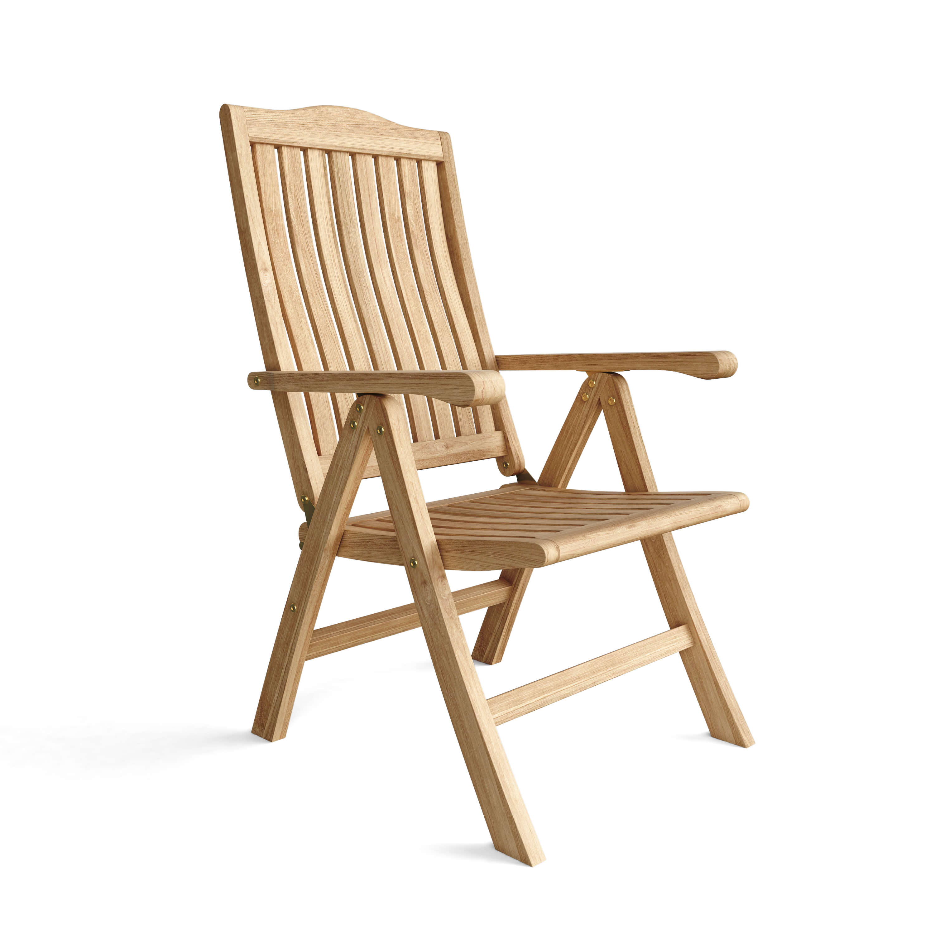 Anderson Teak Katana 5-Position Reclining Armchair – Folding Teak Outdoor Seating
