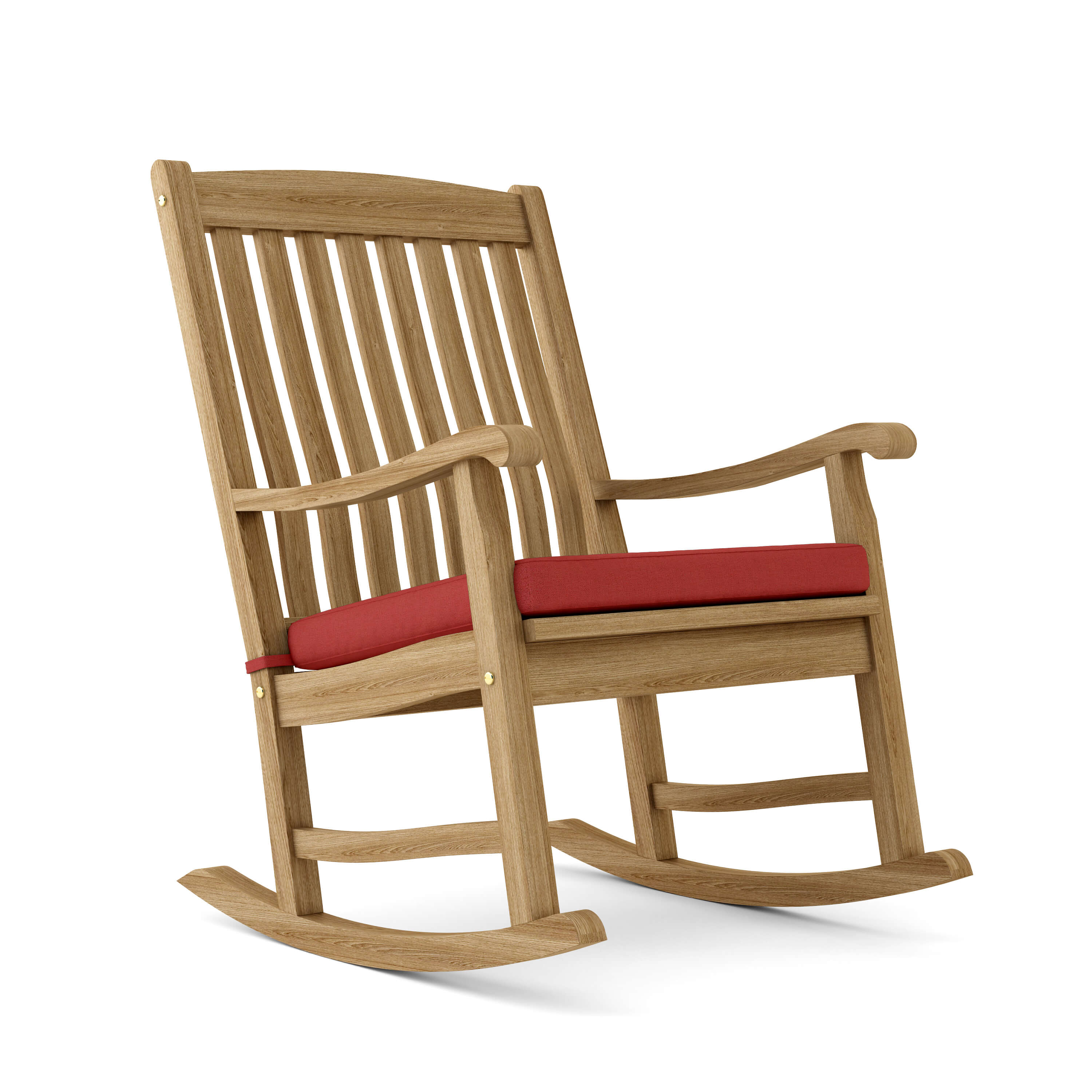 Anderson Teak Ipanema Rocking Armchair – Curved Teak Outdoor Rocker