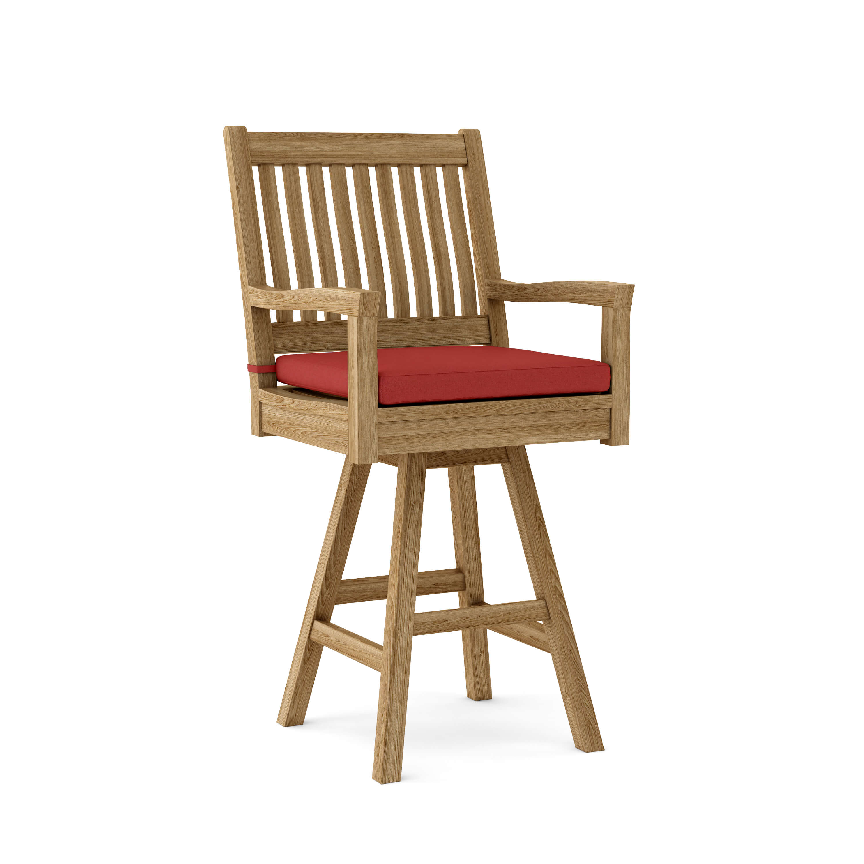 Anderson Teak Rialto Swivel Bar Armchair – Teak Outdoor Bar Seating