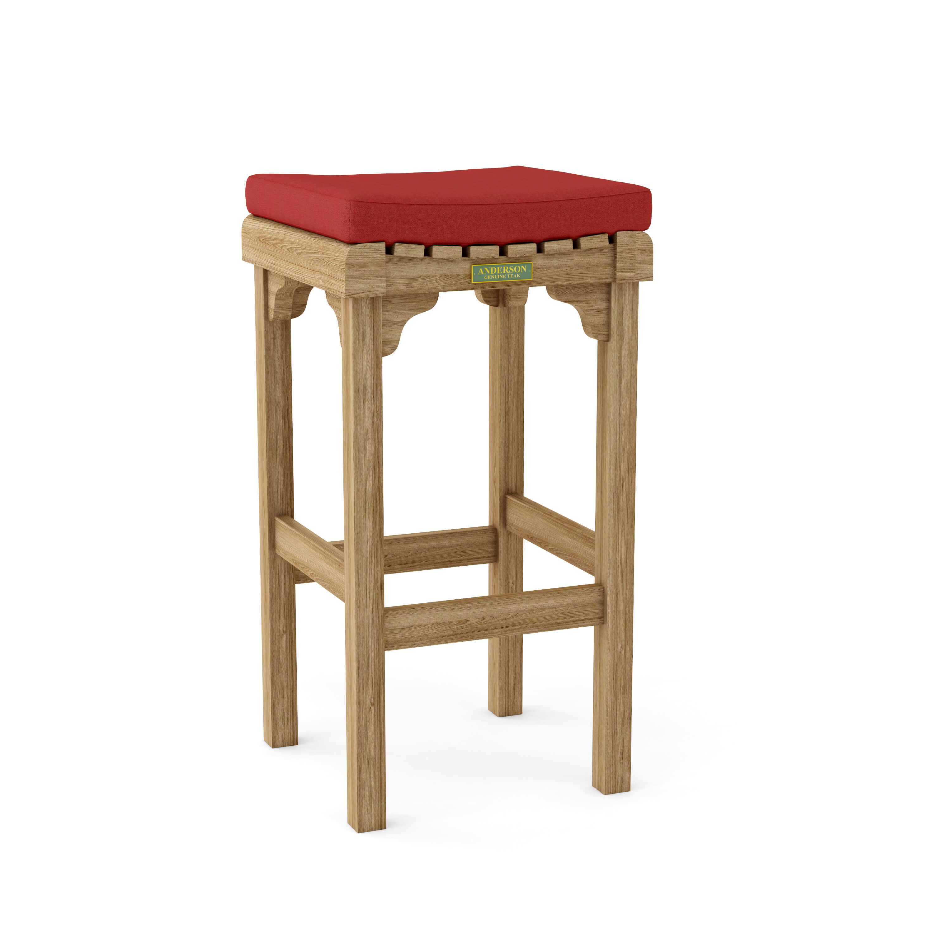 Anderson Teak Montego Backless Bar Chair – Teak Outdoor Bar Stool