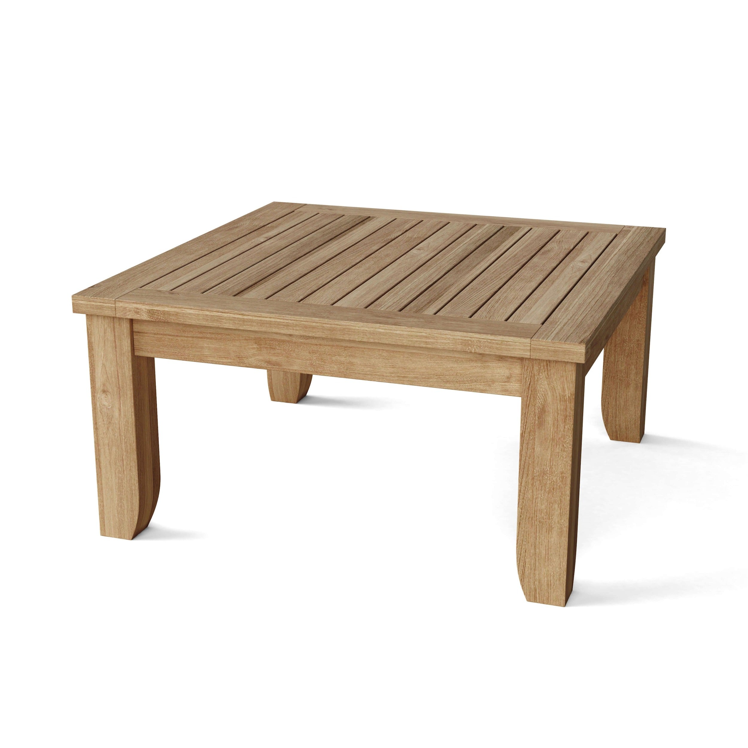 Anderson Teak Luxe 33″ Square Coffee Table – Solid Teak Outdoor Patio Table