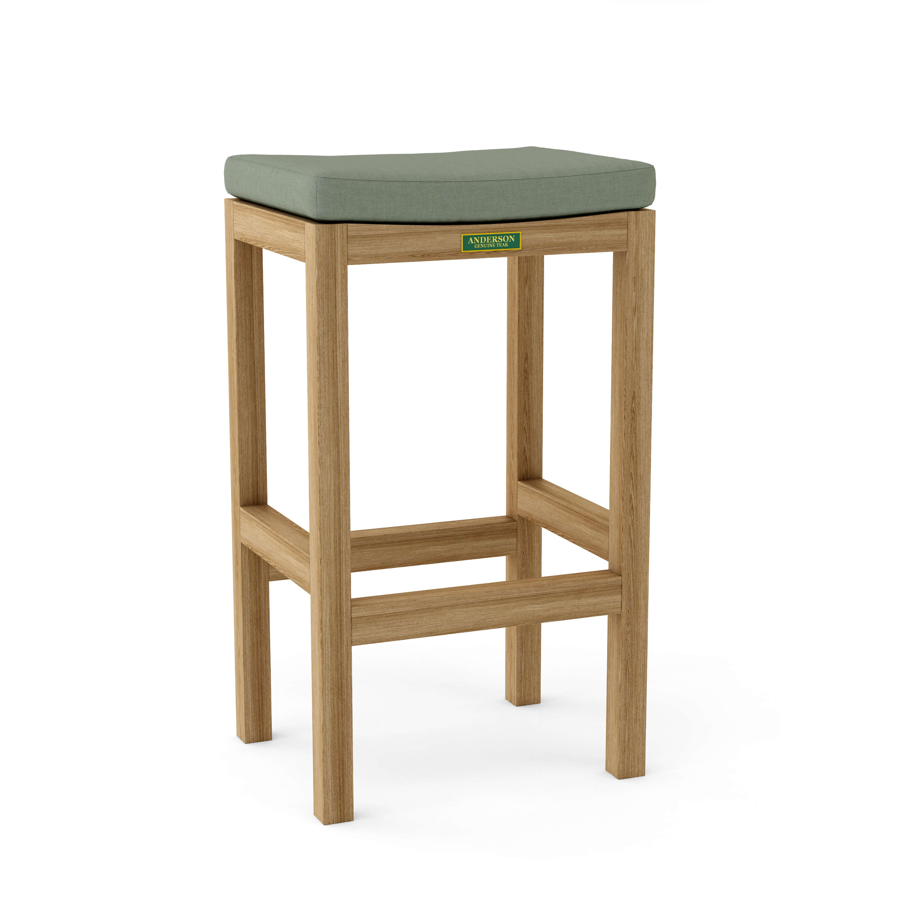 Anderson Teak Montego Backless Bar Chair – Teak Outdoor Bar Stool