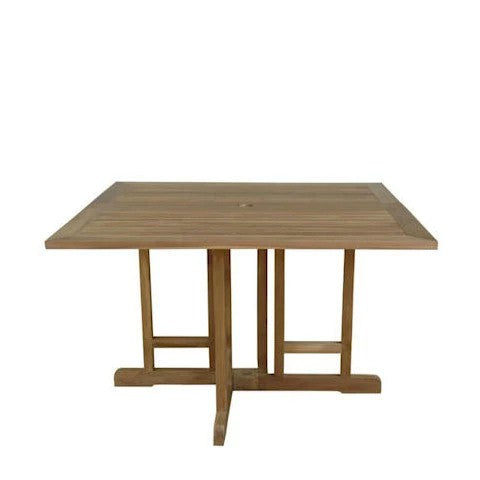 Anderson Teak Montage 47″ Butterfly Folding Table – Solid Teak Outdoor Patio Table
