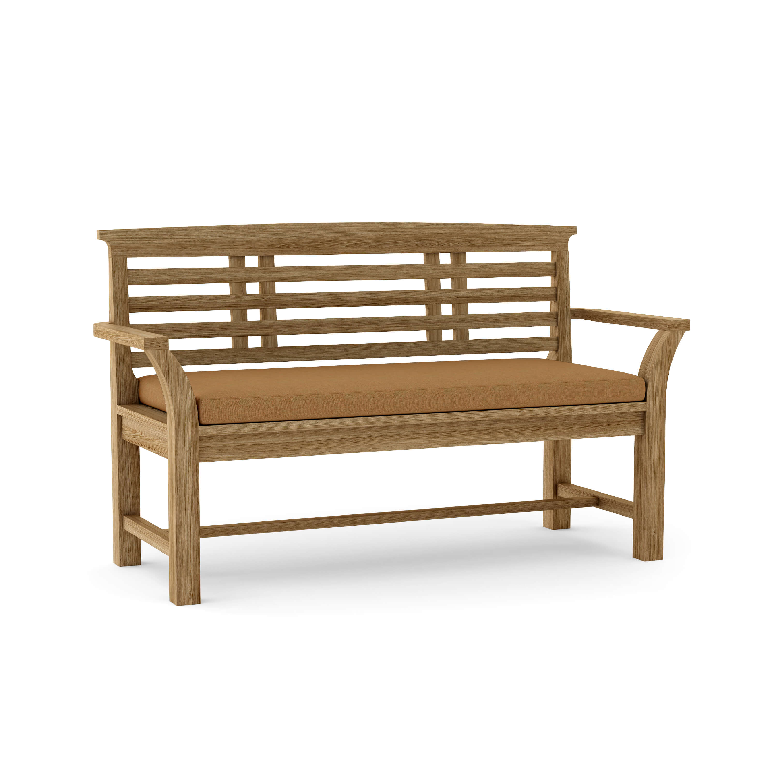 Anderson Teak Sakura 2-Seater Bench – Solid Teak Outdoor Garden Bench