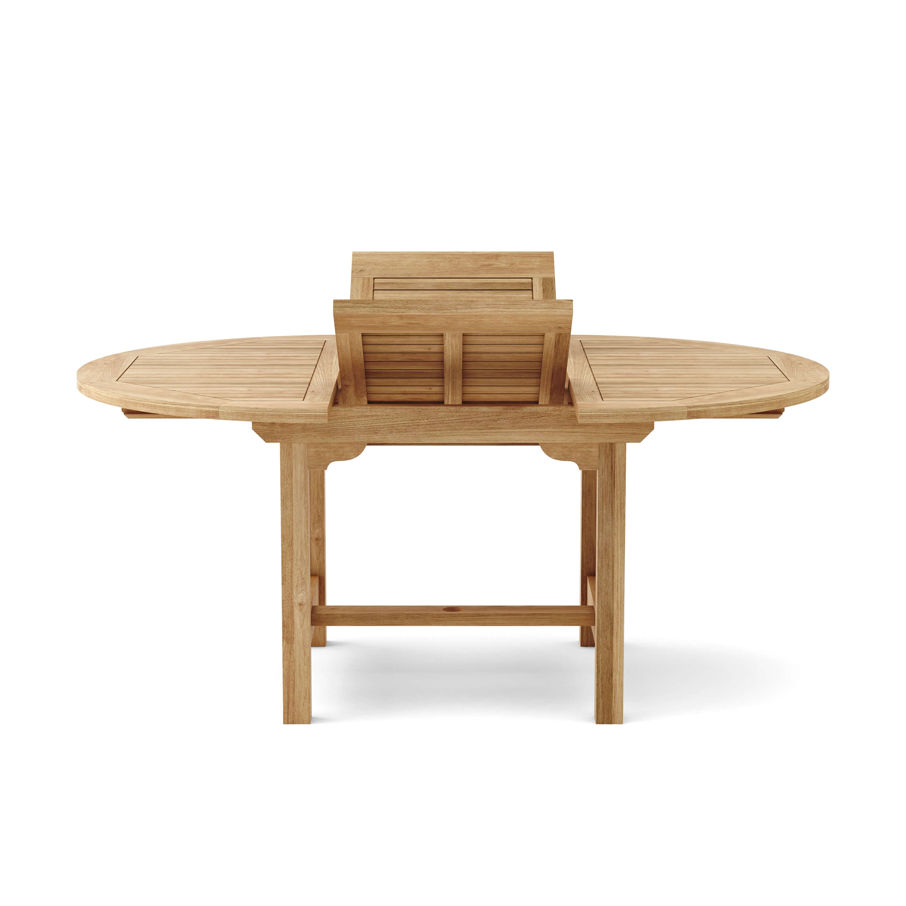 Anderson Teak Bahama 67″ Oval Extension Dining Table – Teak Outdoor Patio Table