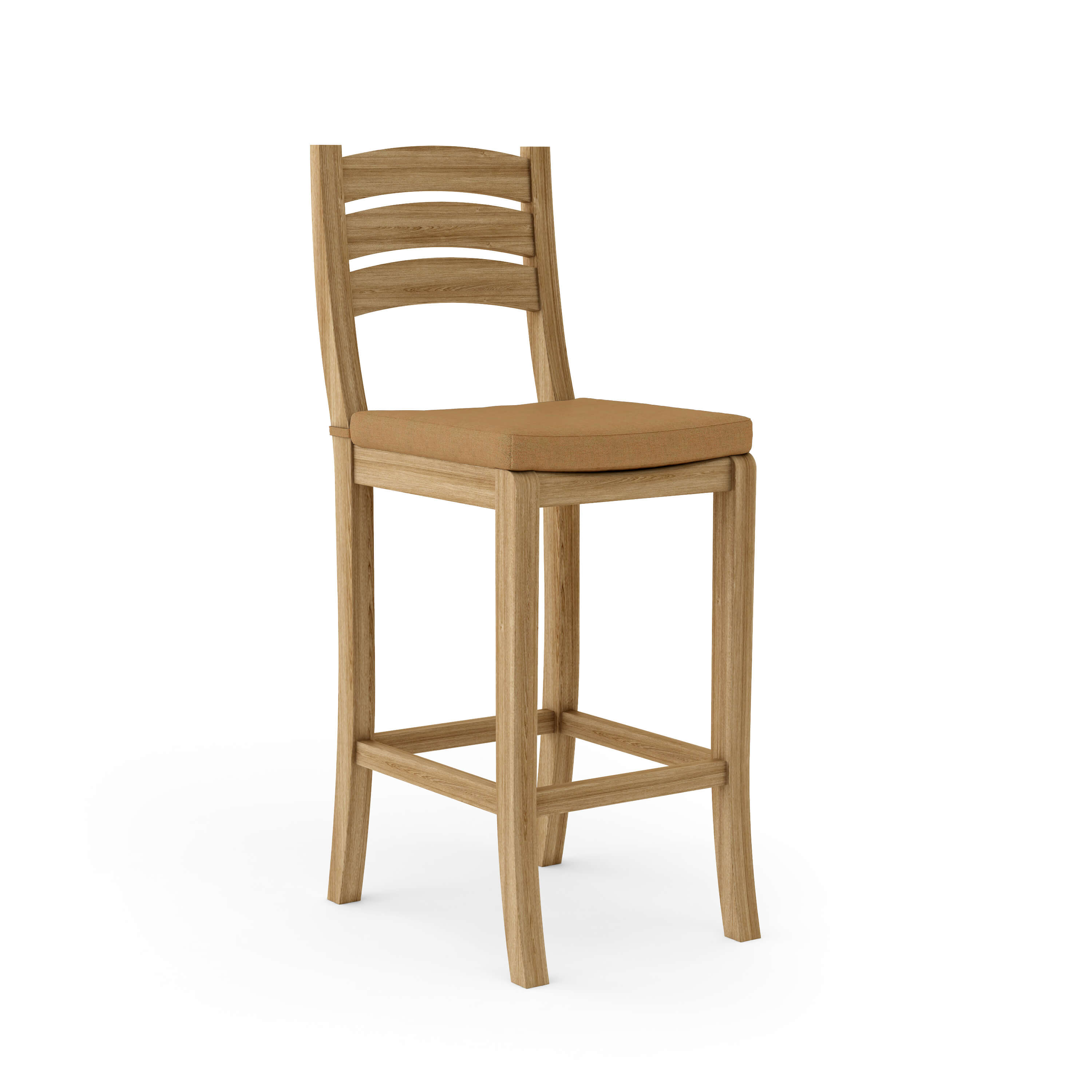 Anderson Teak Mandalay Bar Chair – Teak Outdoor Bar Height Seating
