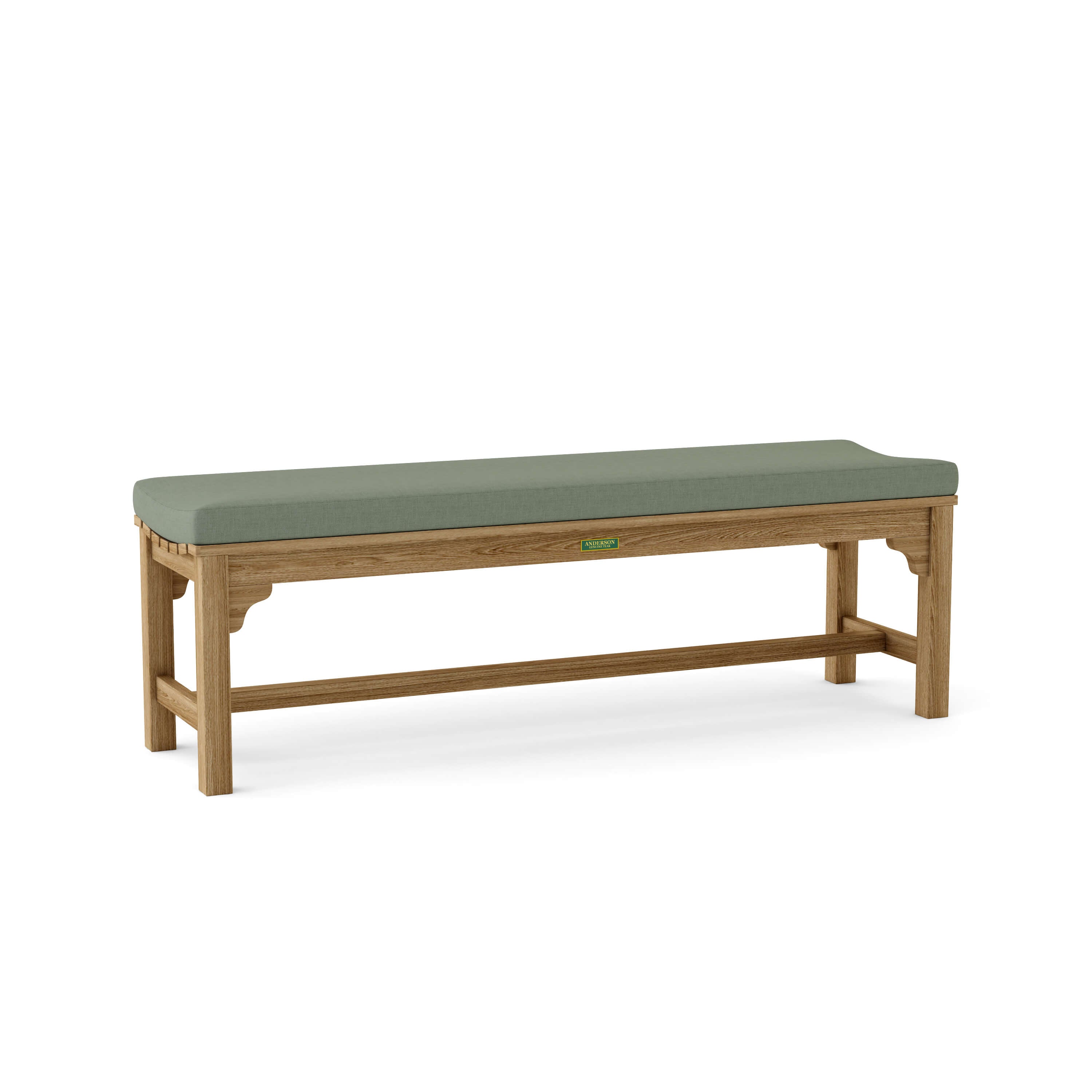 Anderson Teak – Hampton 63″ Backless Bench – Comfortable Teak Patio Seating