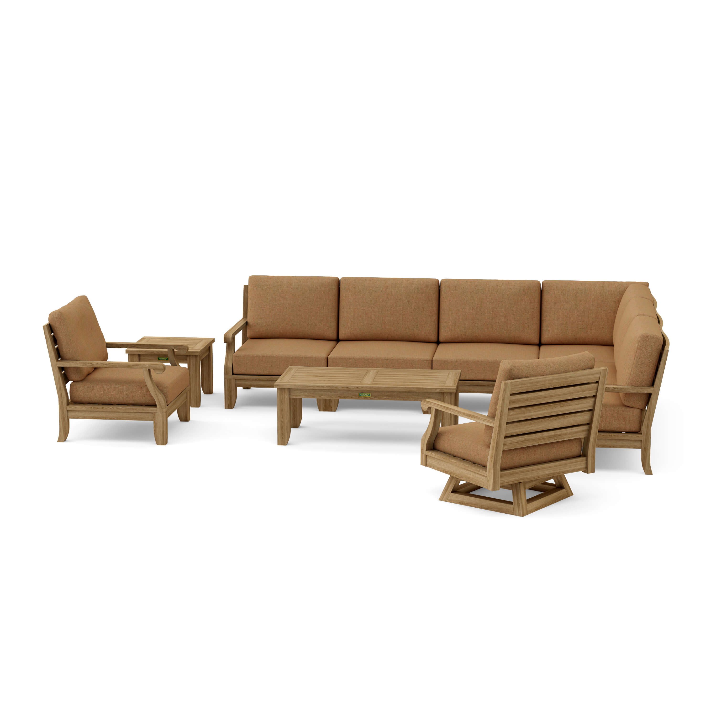 Anderson Teak RIVIERA MODULAR DEEP SEATING SET-98