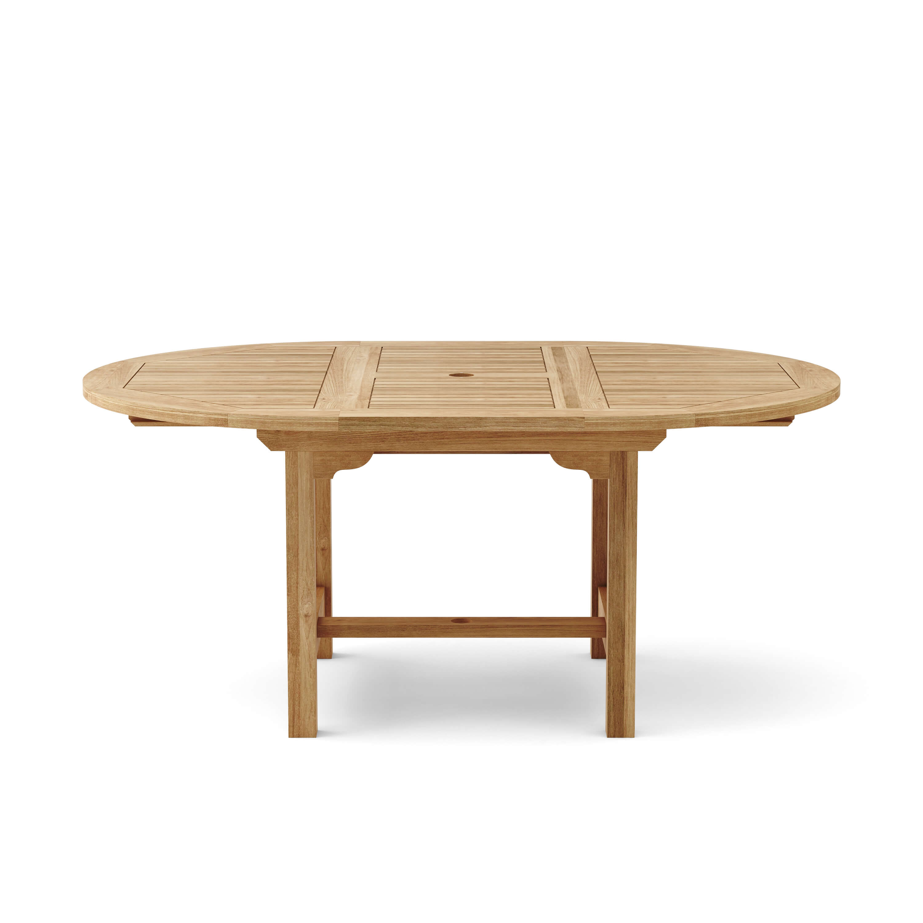 Anderson Teak Bahama 67″ Oval Extension Dining Table – Teak Outdoor Patio Table