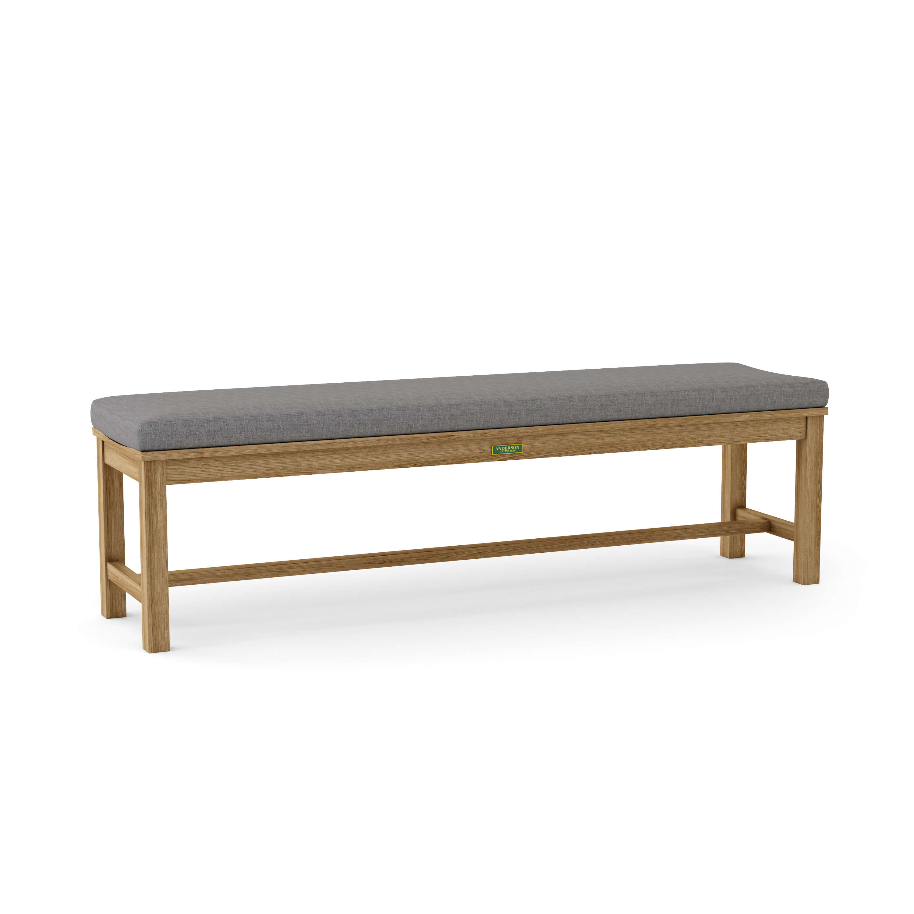 Anderson Teak – Casablanca 4-Seater Backless Bench – Curved Teak Seating
