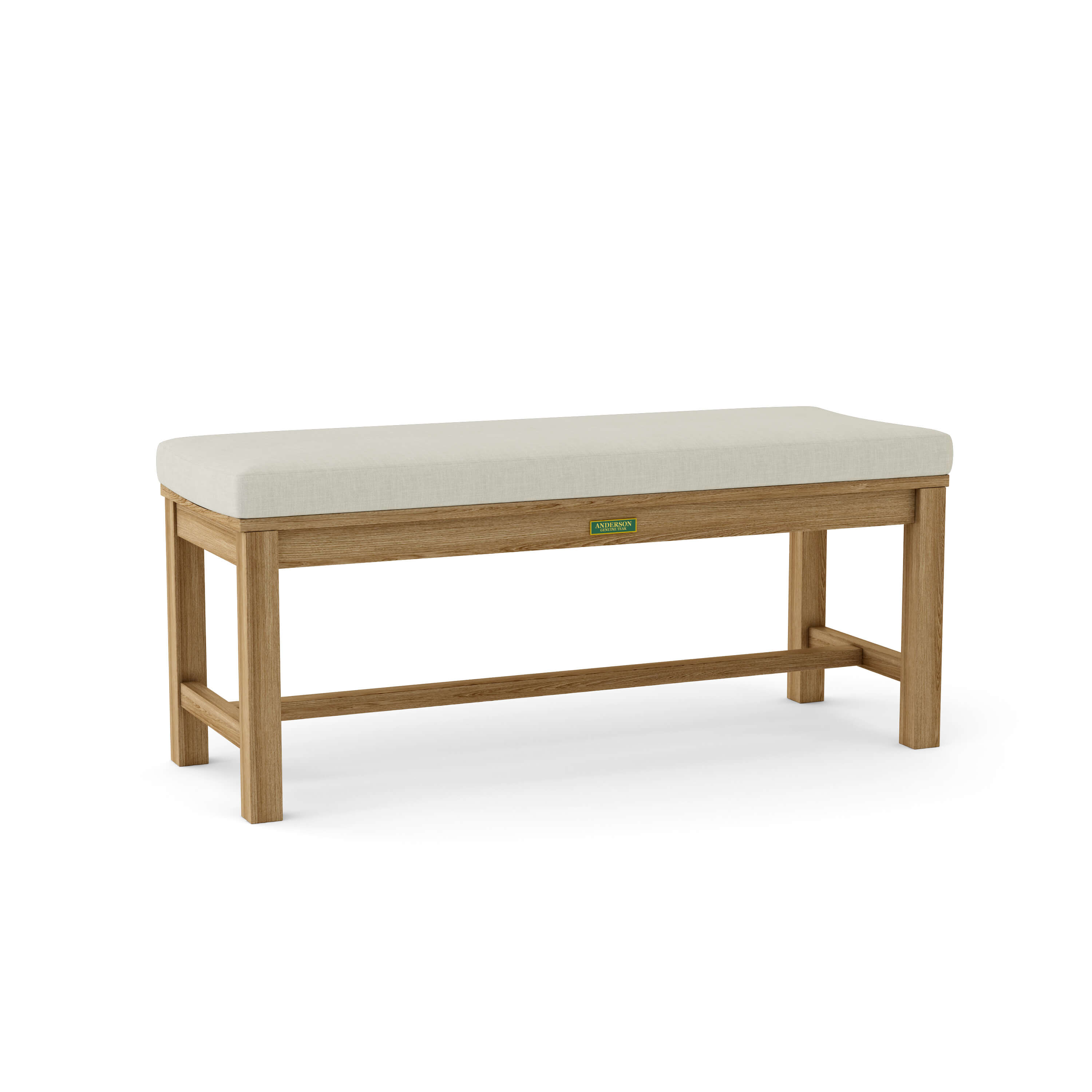 Anderson Teak – Casablanca 2-Seater Backless Bench – Curved Teak Seating