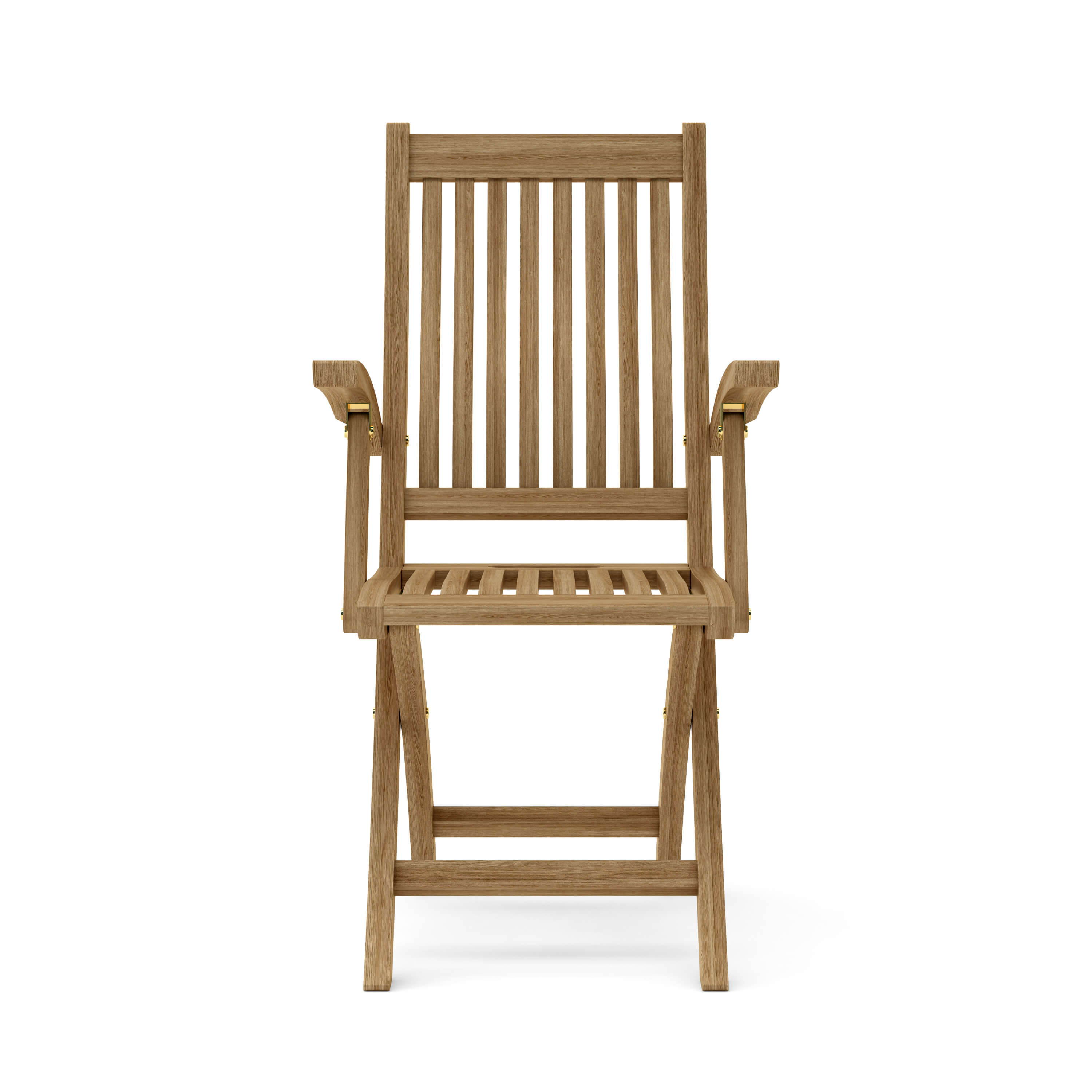 Anderson Teak Tropico Folding Armchair Set – Solid Teak Outdoor Seating