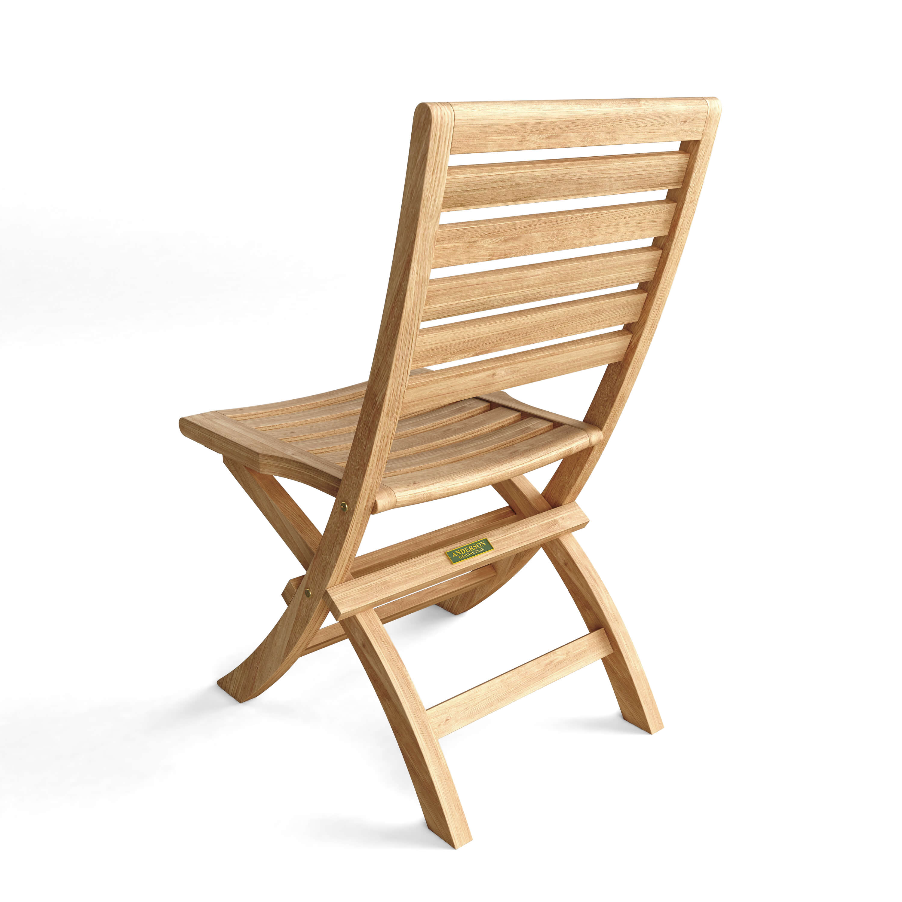 Anderson Teak Andrew Folding Chair (2-PC) – Solid Teak Outdoor Seating