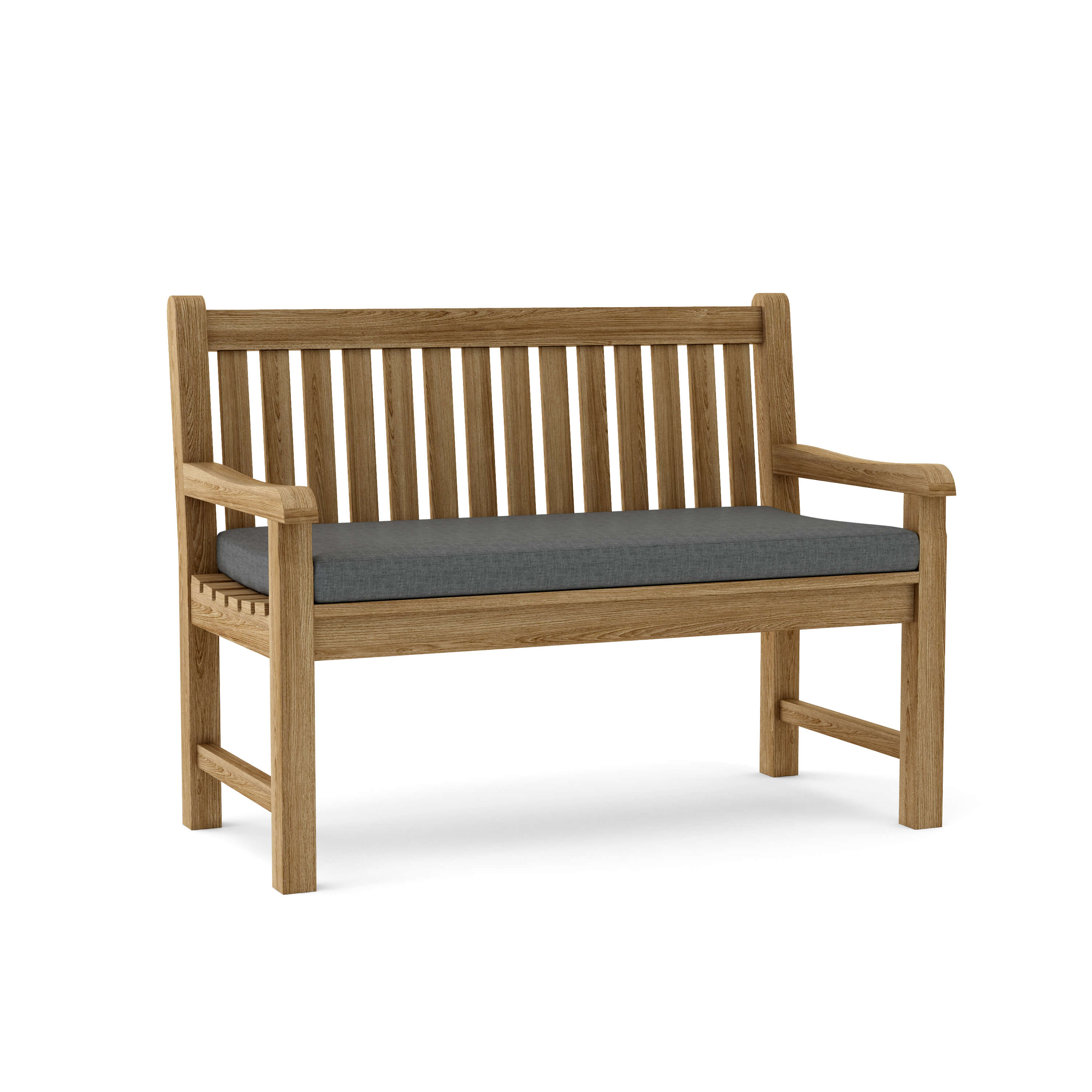 Anderson Teak Classic 2-Seater Bench – Solid Teak Outdoor Garden Bench