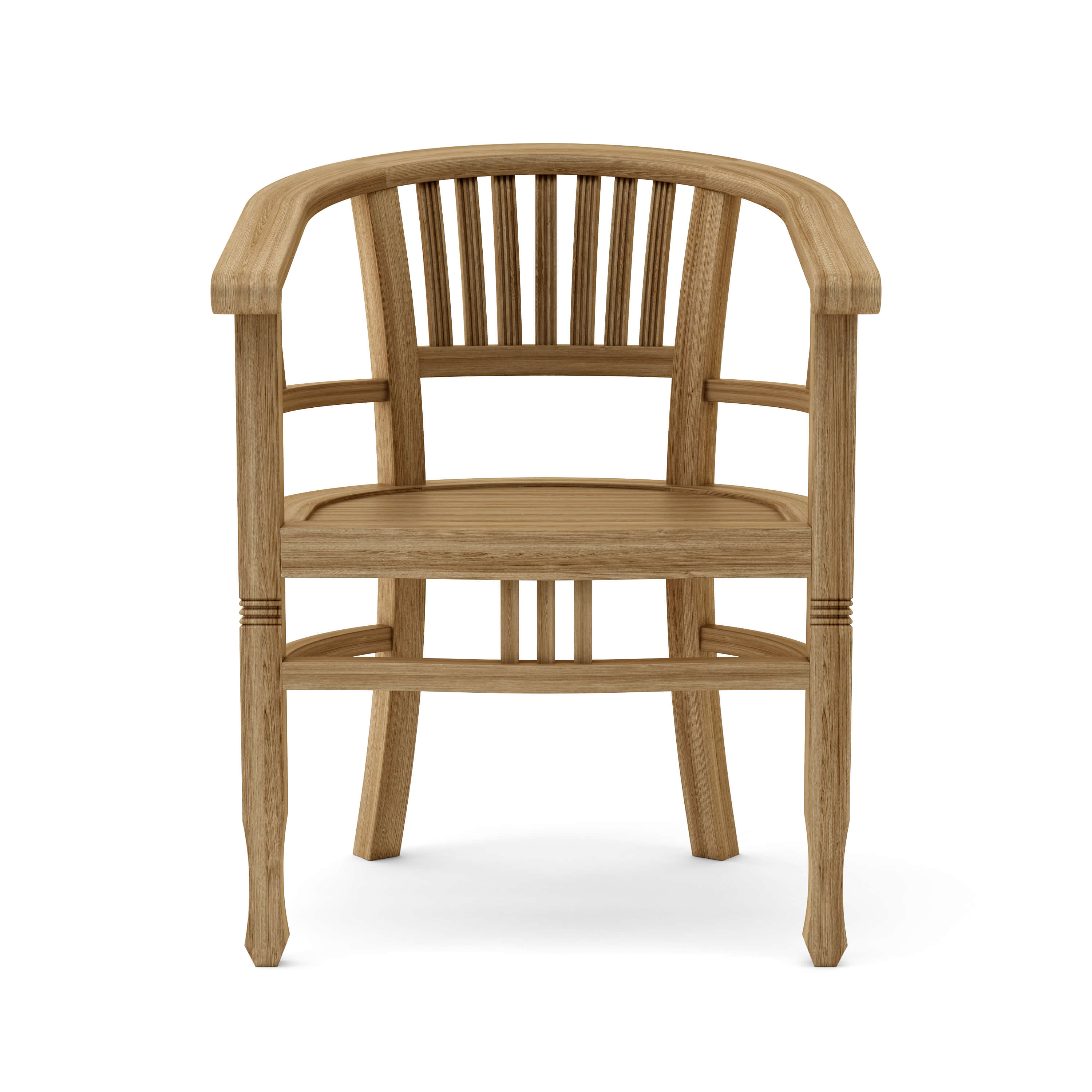 Anderson Teak Captain Dining Armchair – Solid Teak Outdoor Dining Seating